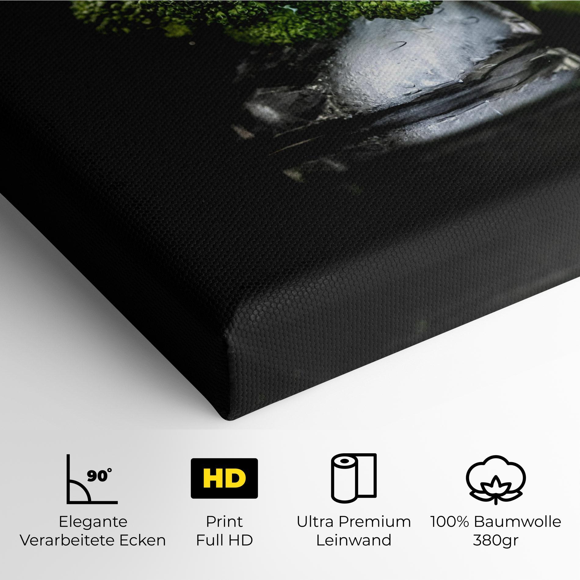 Leinwandbild Broccoli Water mockup 4