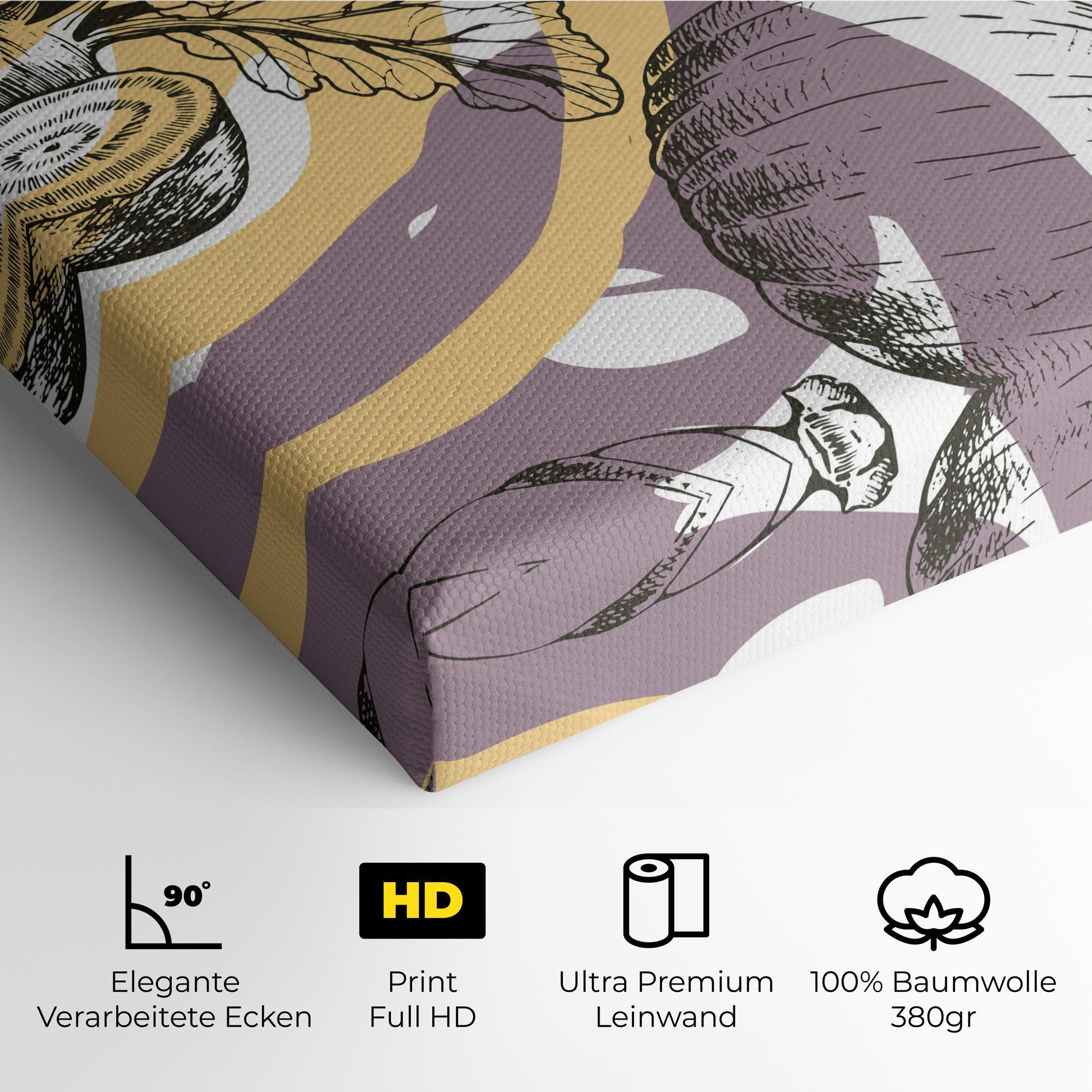 Leinwandbild Cream Vegetables Art mockup 4