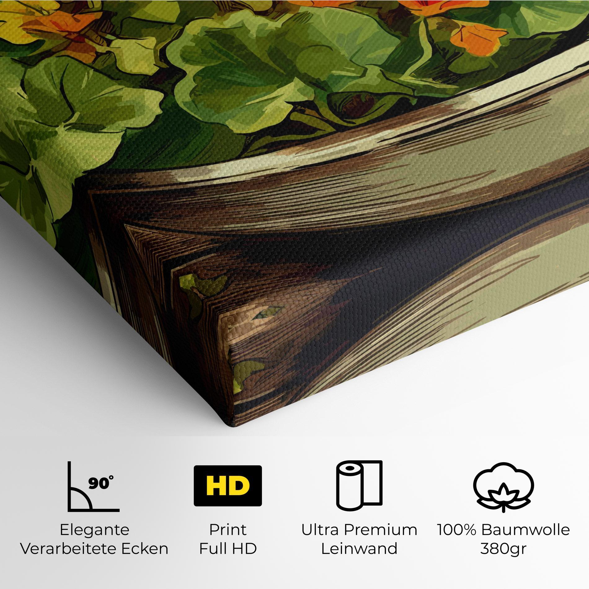 Leinwandbild Flower Food mockup 4