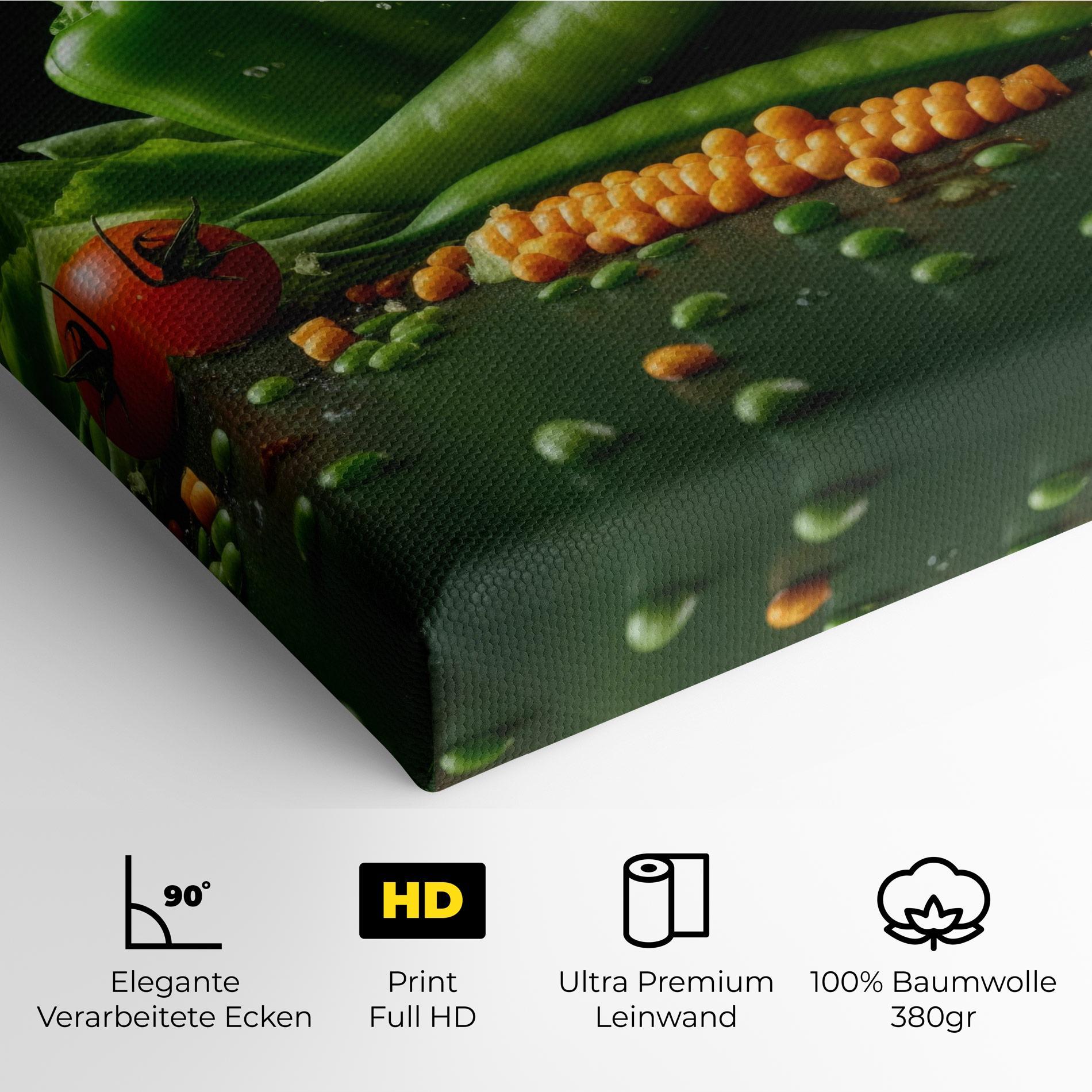 Leinwandbild Fresh Vegetables mockup 4