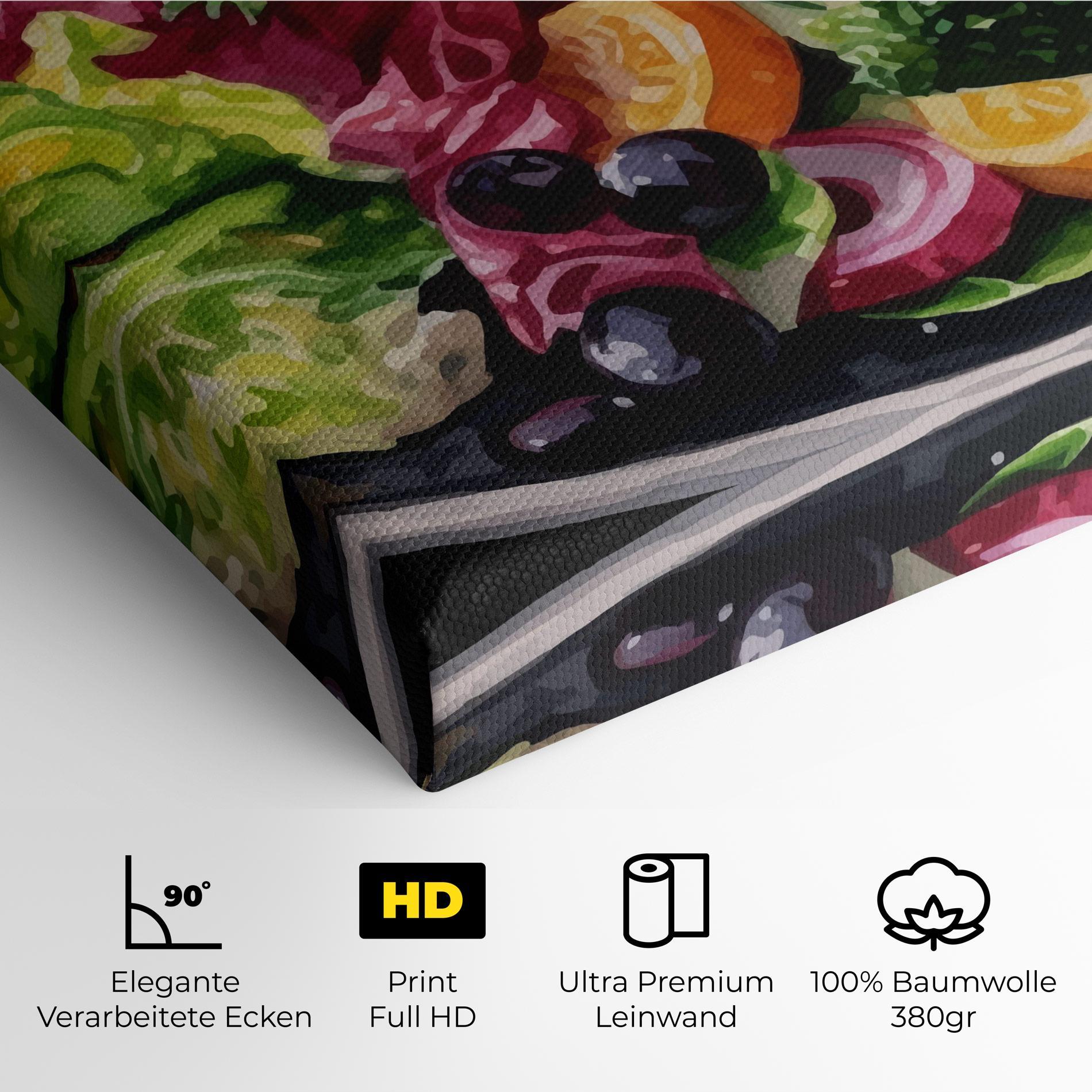 Leinwandbild Healthy Tomato Food mockup 4