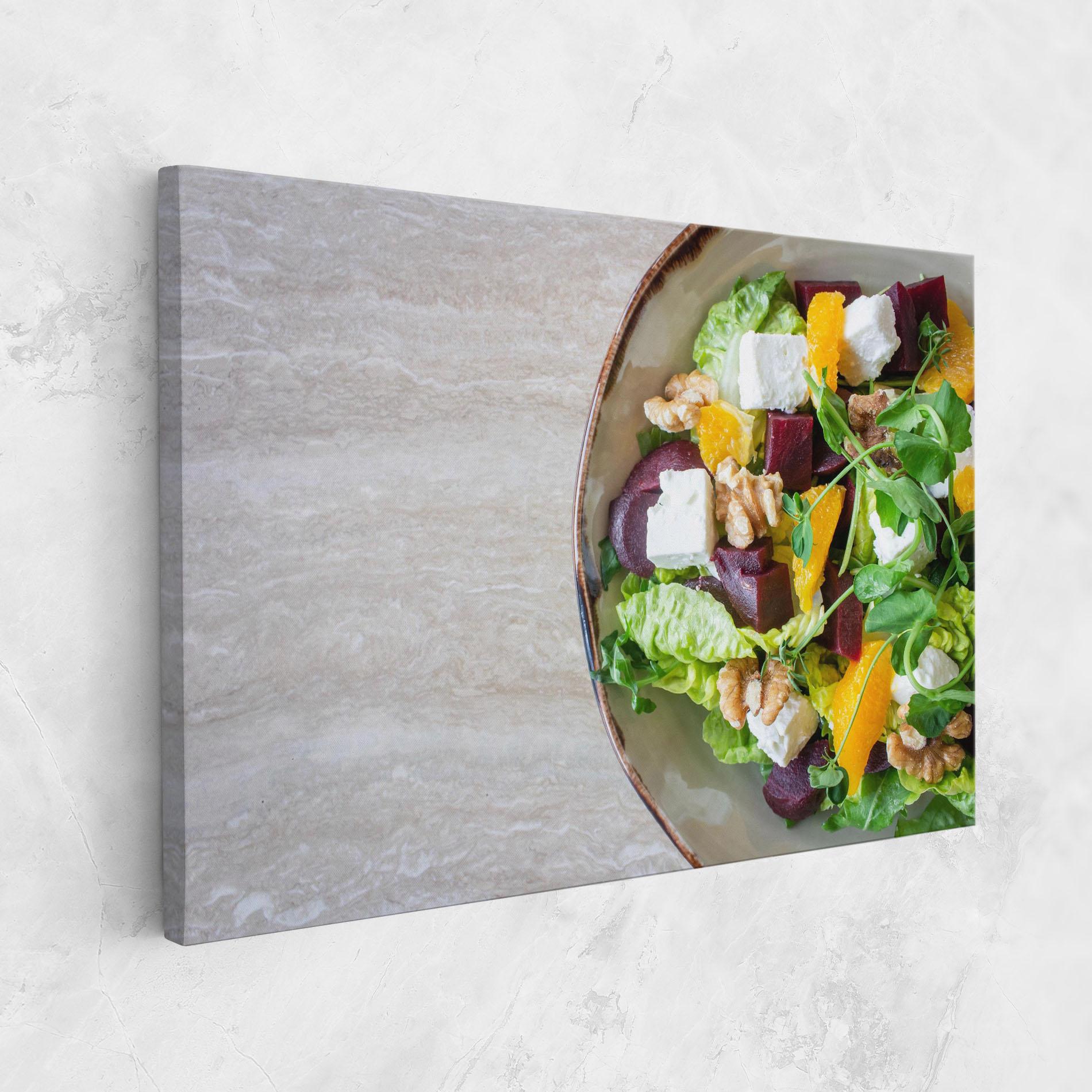 Leinwandbild Delicious Salad mockup 1