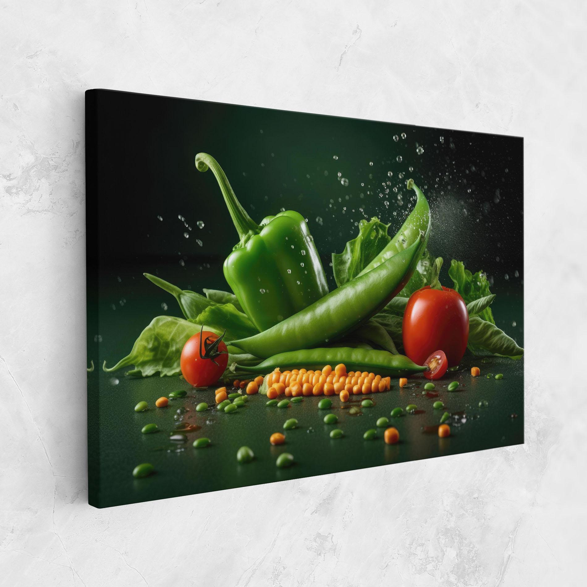 Leinwandbild Fresh Vegetables mockup 1