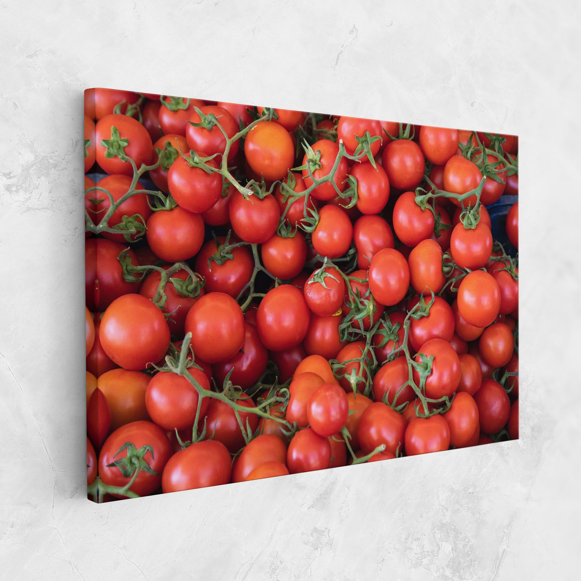 Tomato Red Wall mockup 1