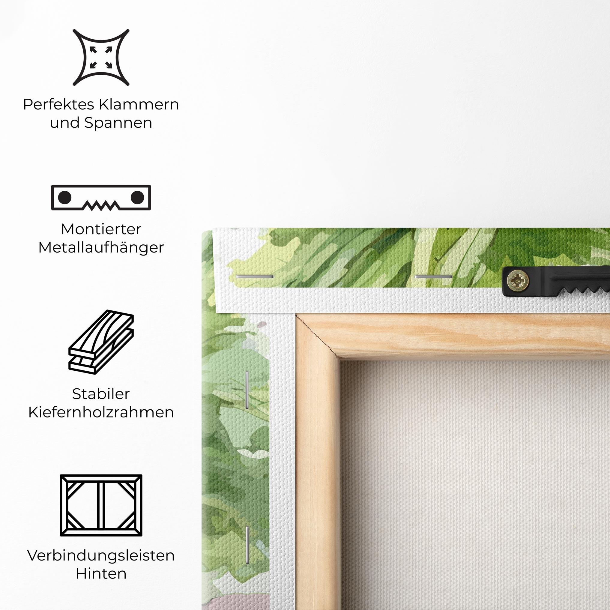 Leinwandbild Carrot Watercolor mockup 5