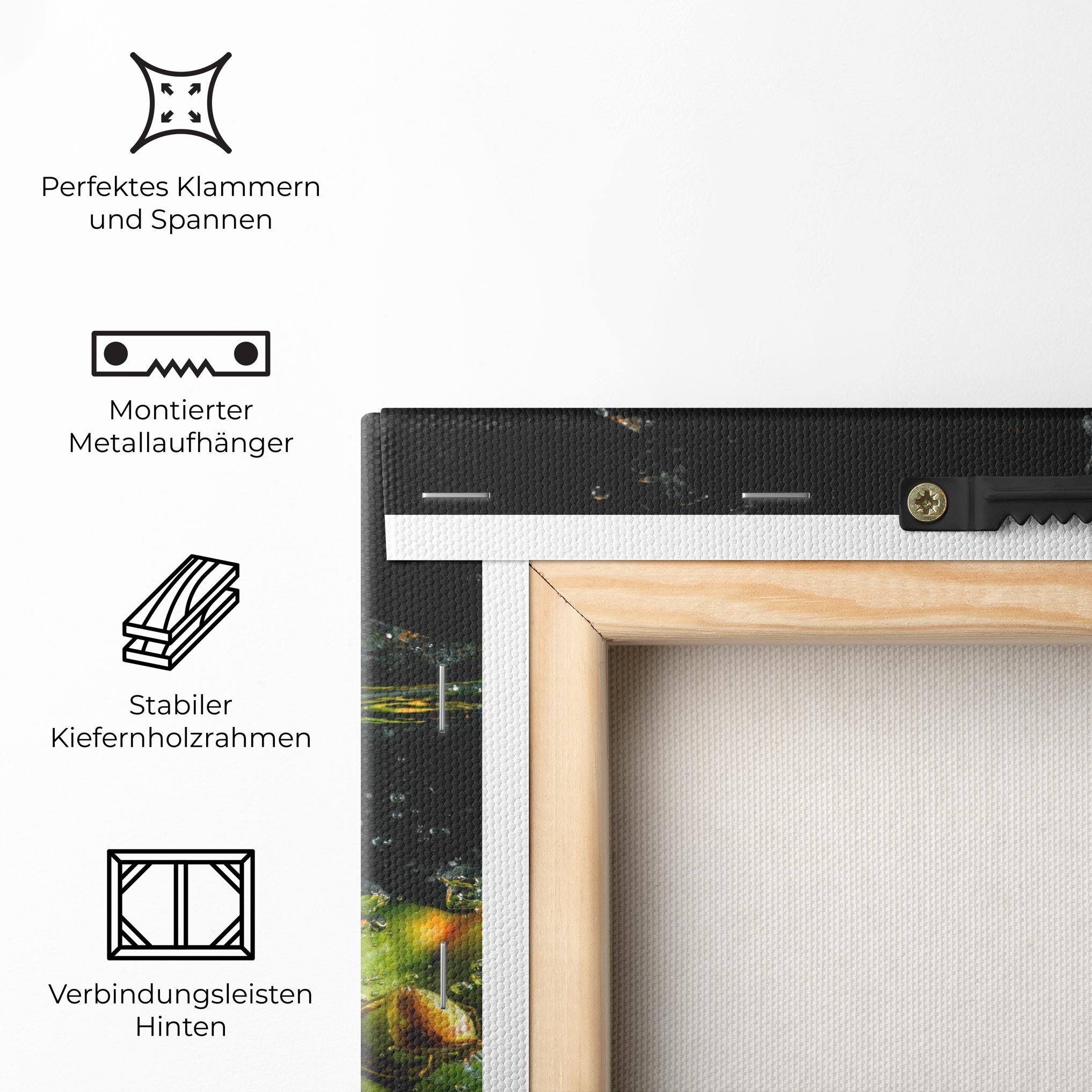 Leinwandbild Cool Bellpepper Splash mockup 5