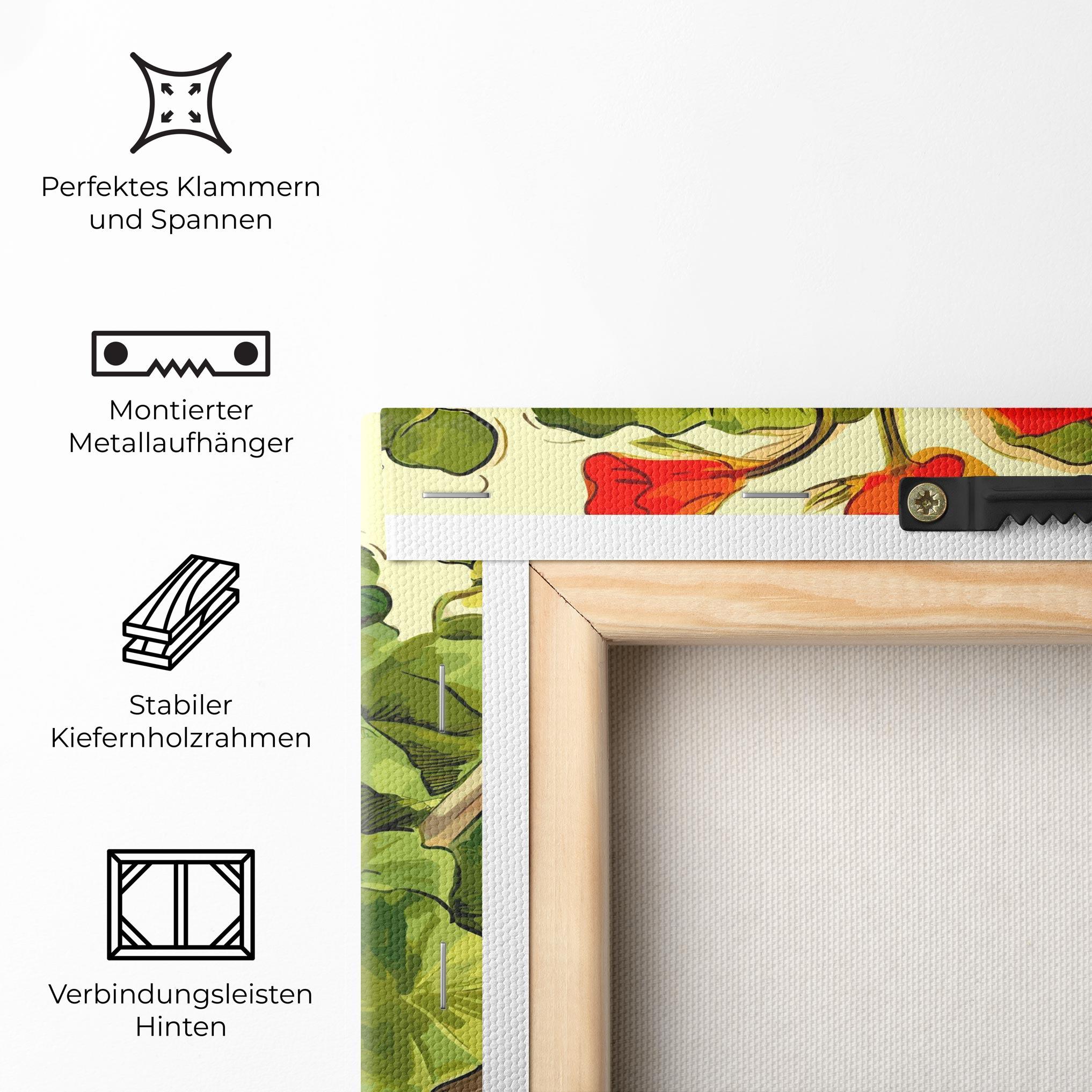 Leinwandbild Flower Food mockup 5