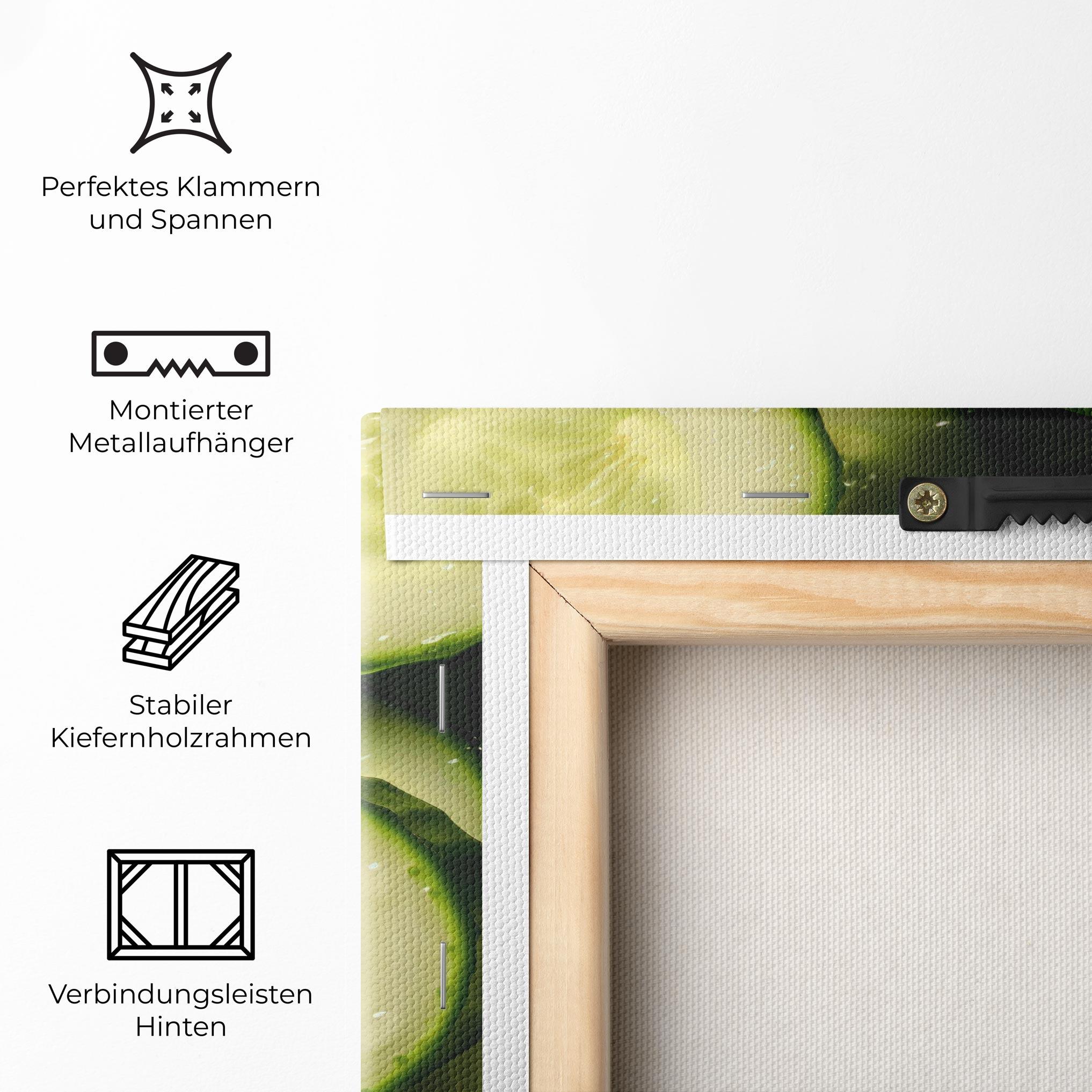 Leinwandbild Fresh Cucumber mockup 5