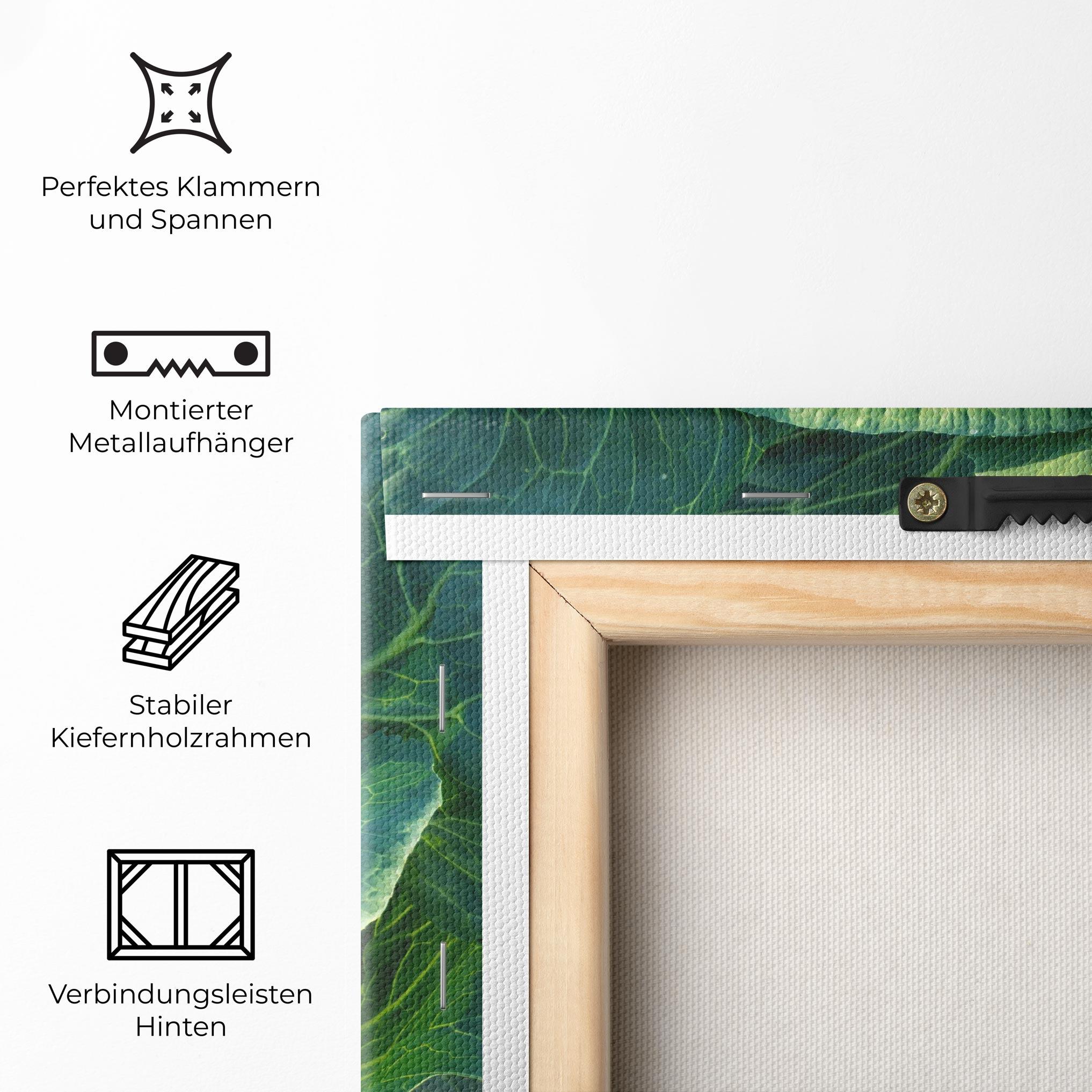 Leinwandbild Green Lettuce mockup 5