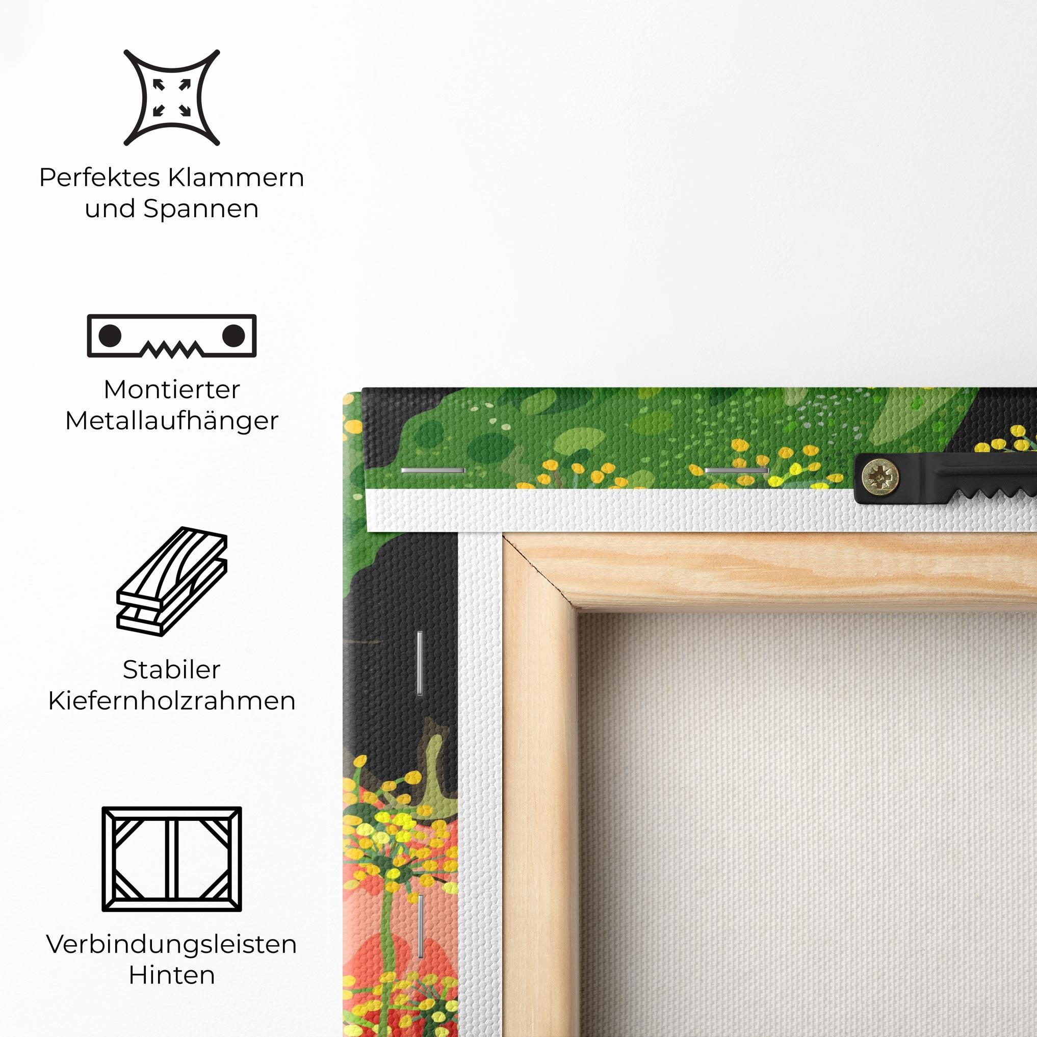 Leinwandbild Heart Tomato mockup 5