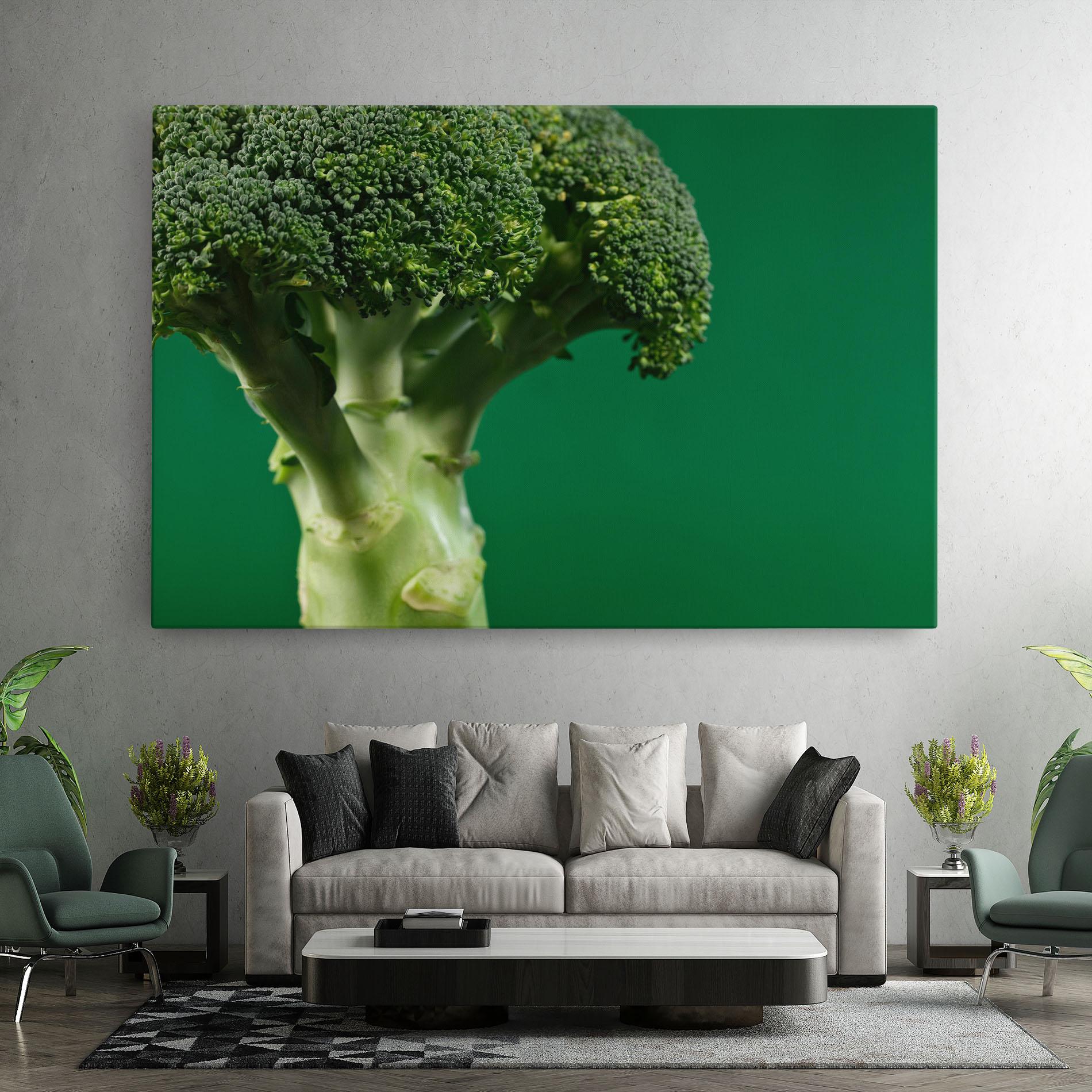 Leinwandbild Broccoli mockup 7