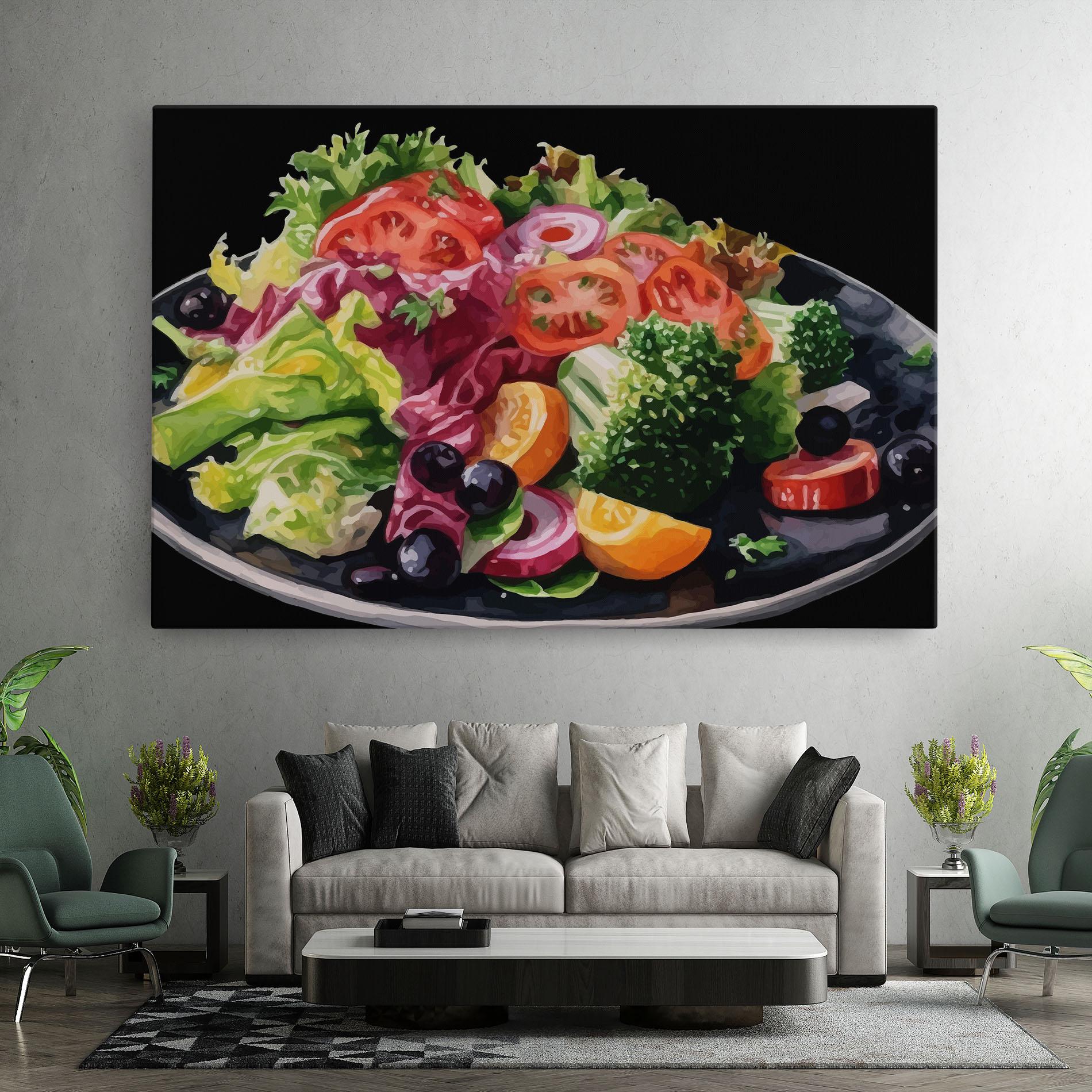Leinwandbild Healthy Tomato Food mockup 7
