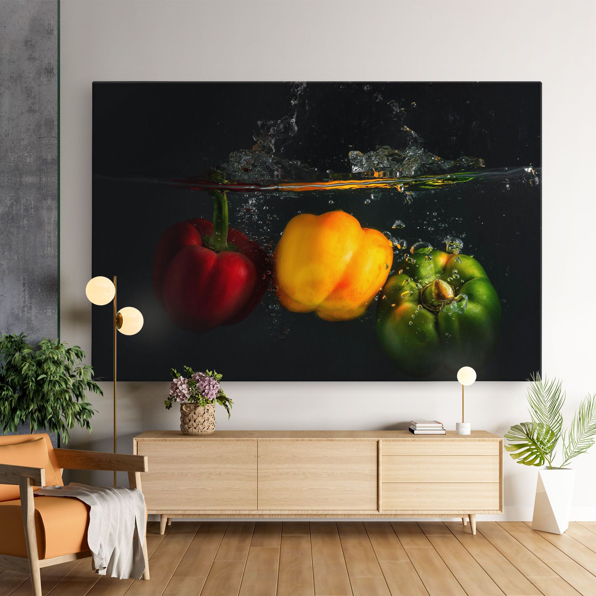 Cool Bellpepper Splash mockup 9