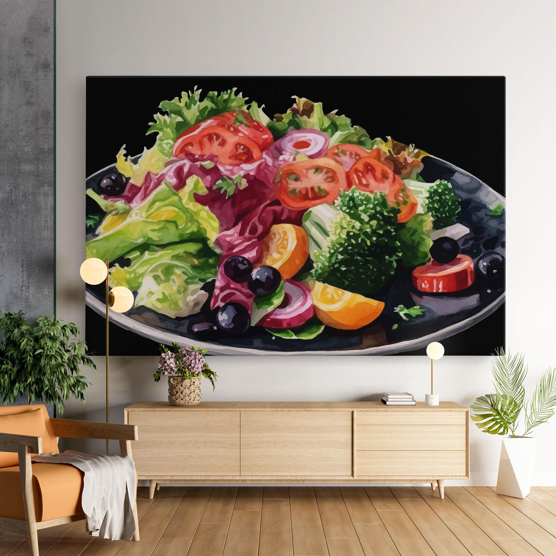 Leinwandbild Healthy Tomato Food mockup 9