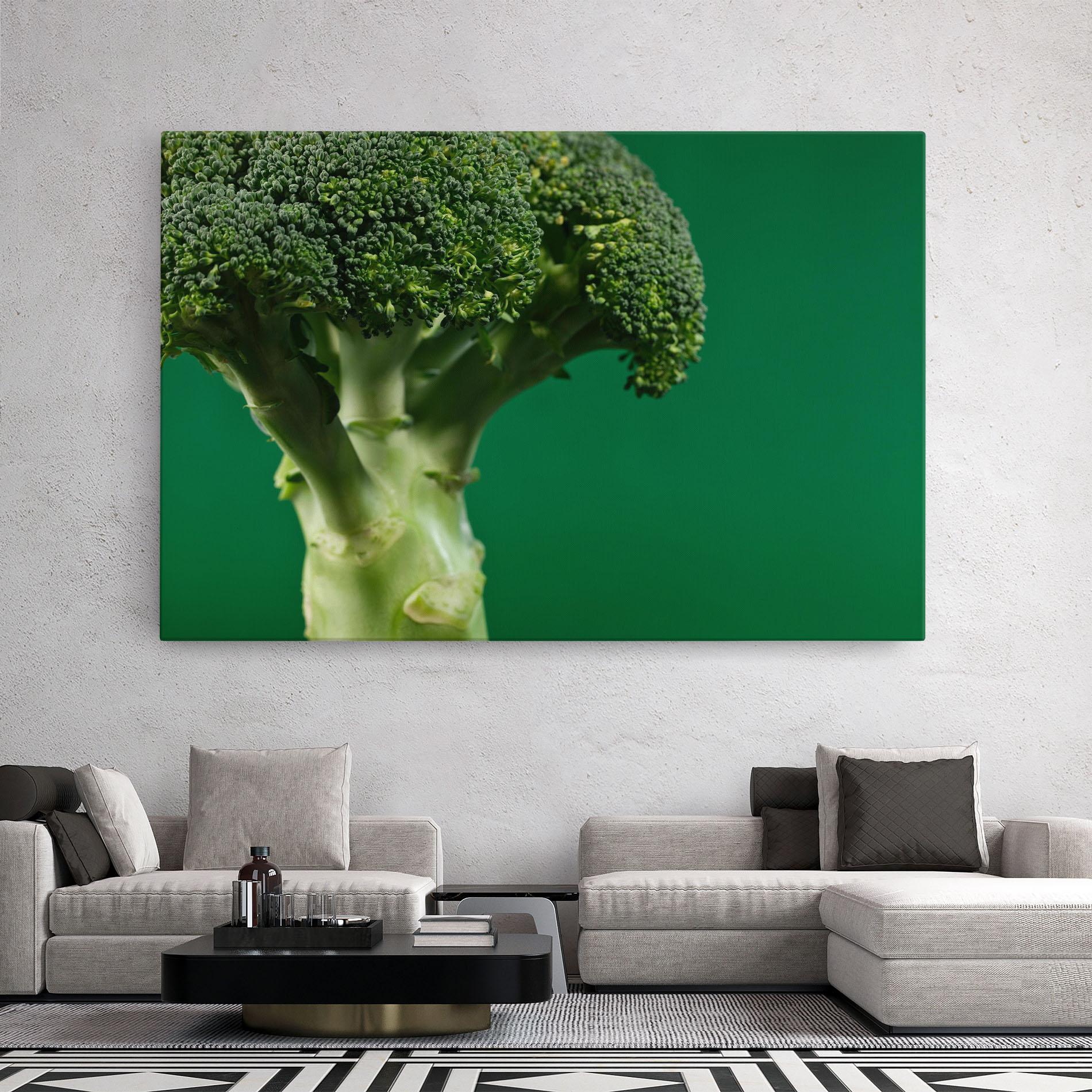 Leinwandbild Broccoli mockup 2