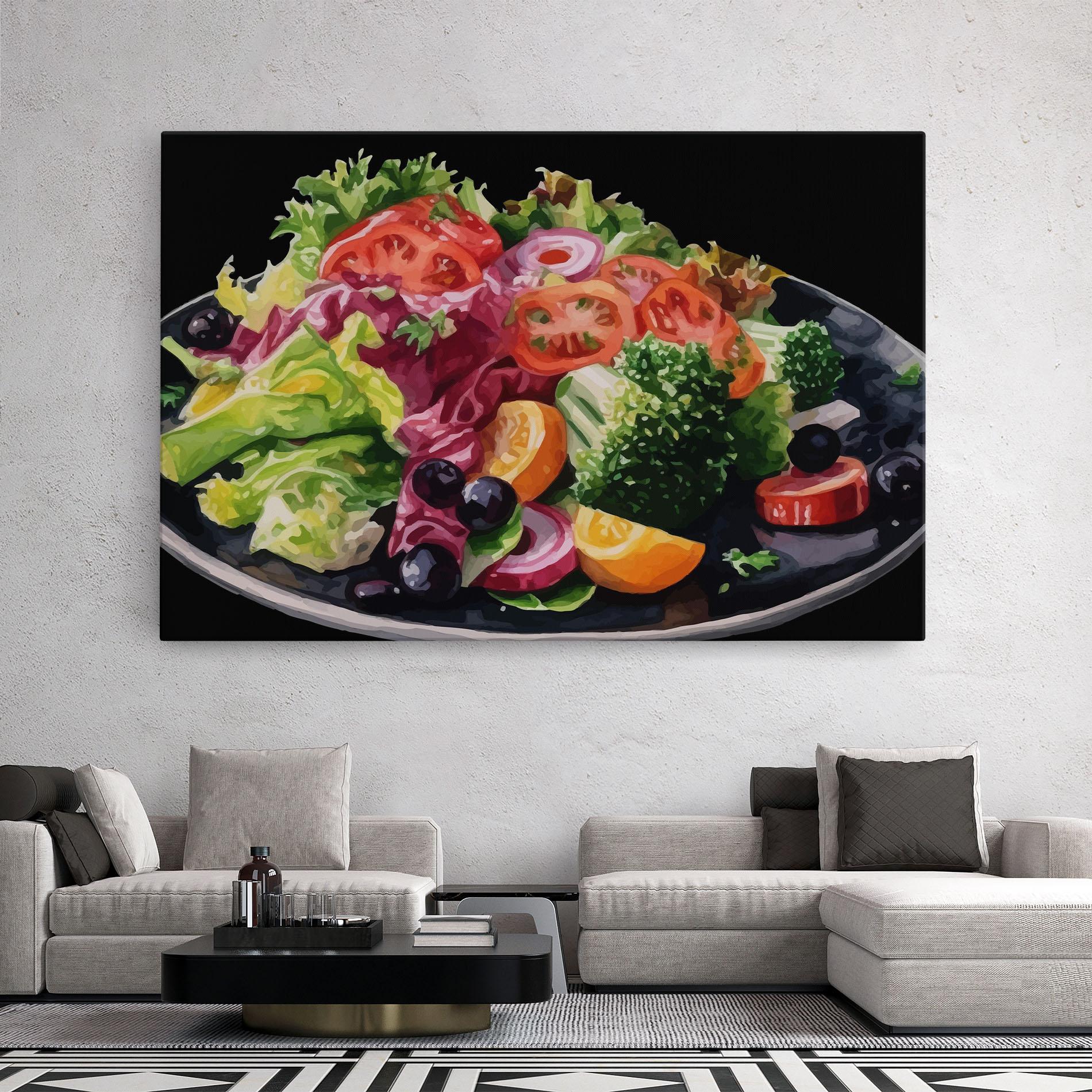 Leinwandbild Healthy Tomato Food mockup 2