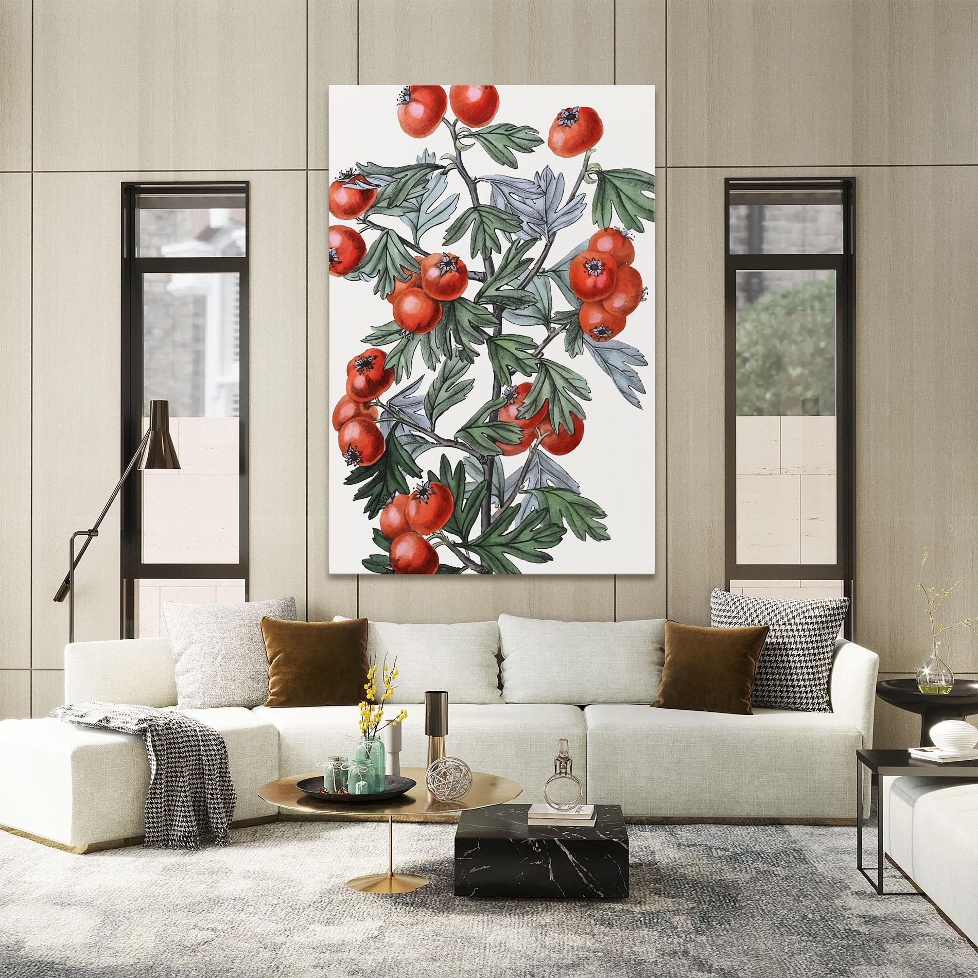 Leinwandbild Cherry Drawing mockup 2