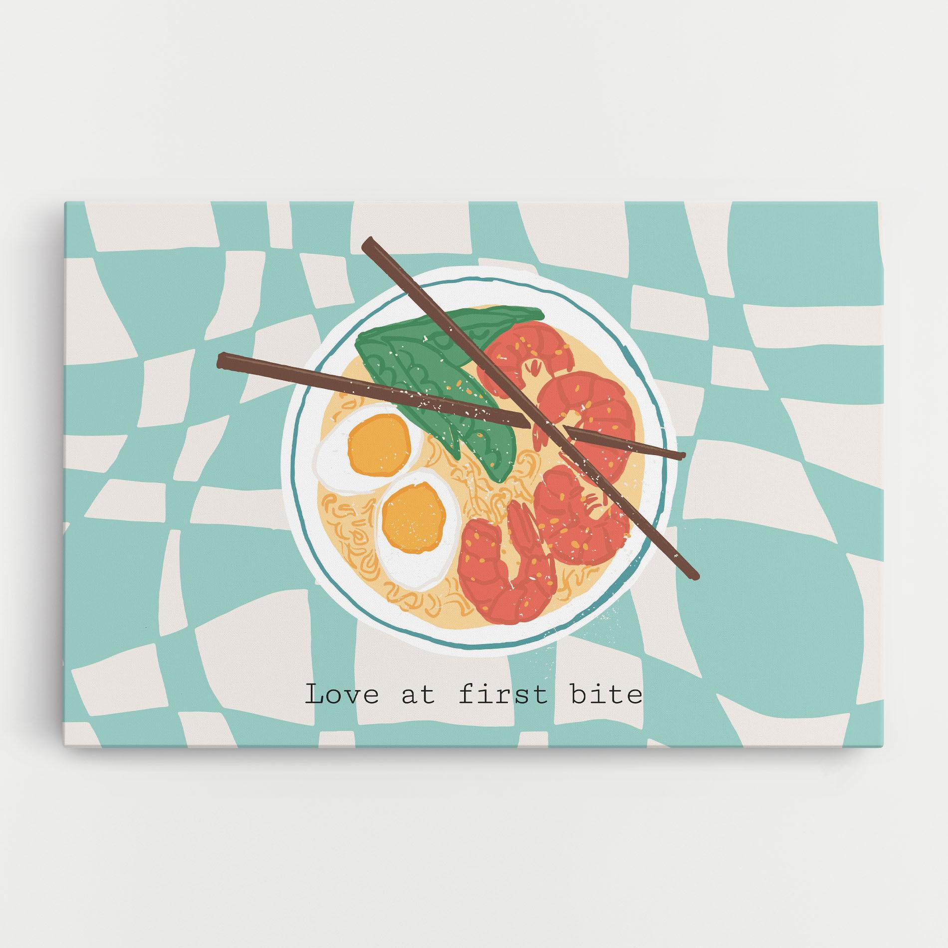 Leinwandbild Food Love mockup 0