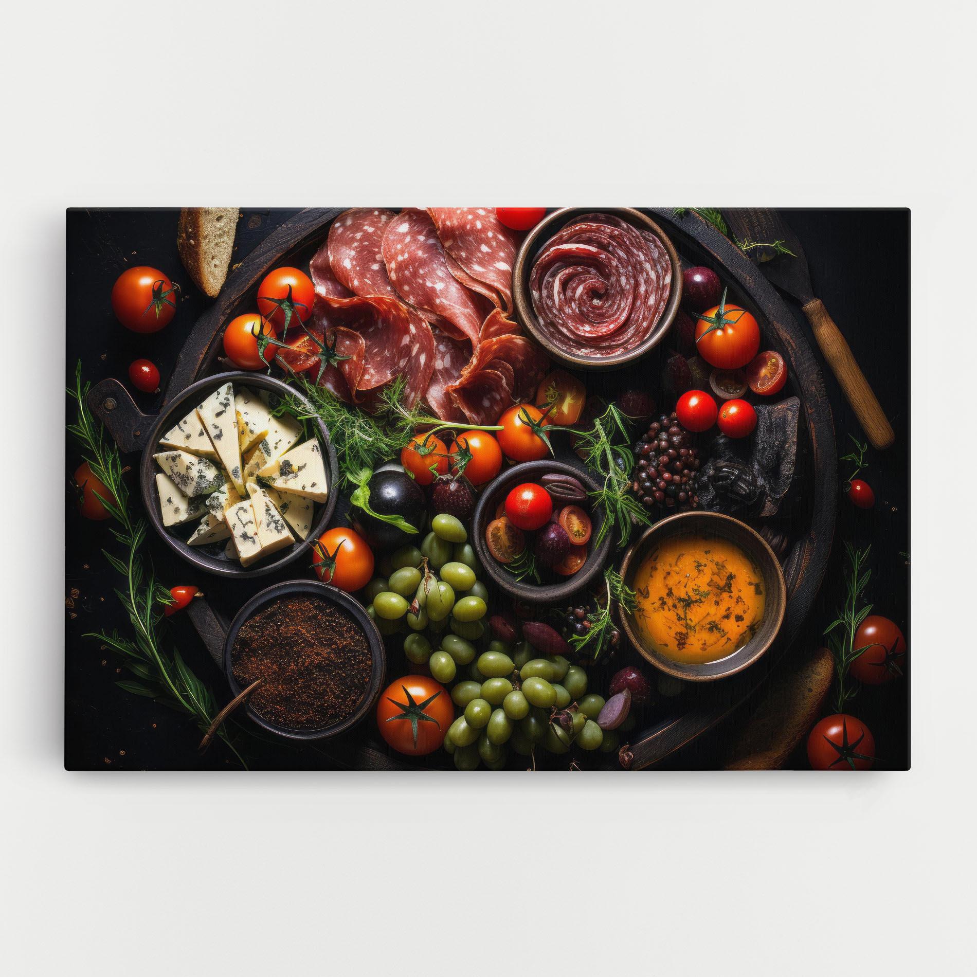 Leinwandbild Meats Assortment mockup 0