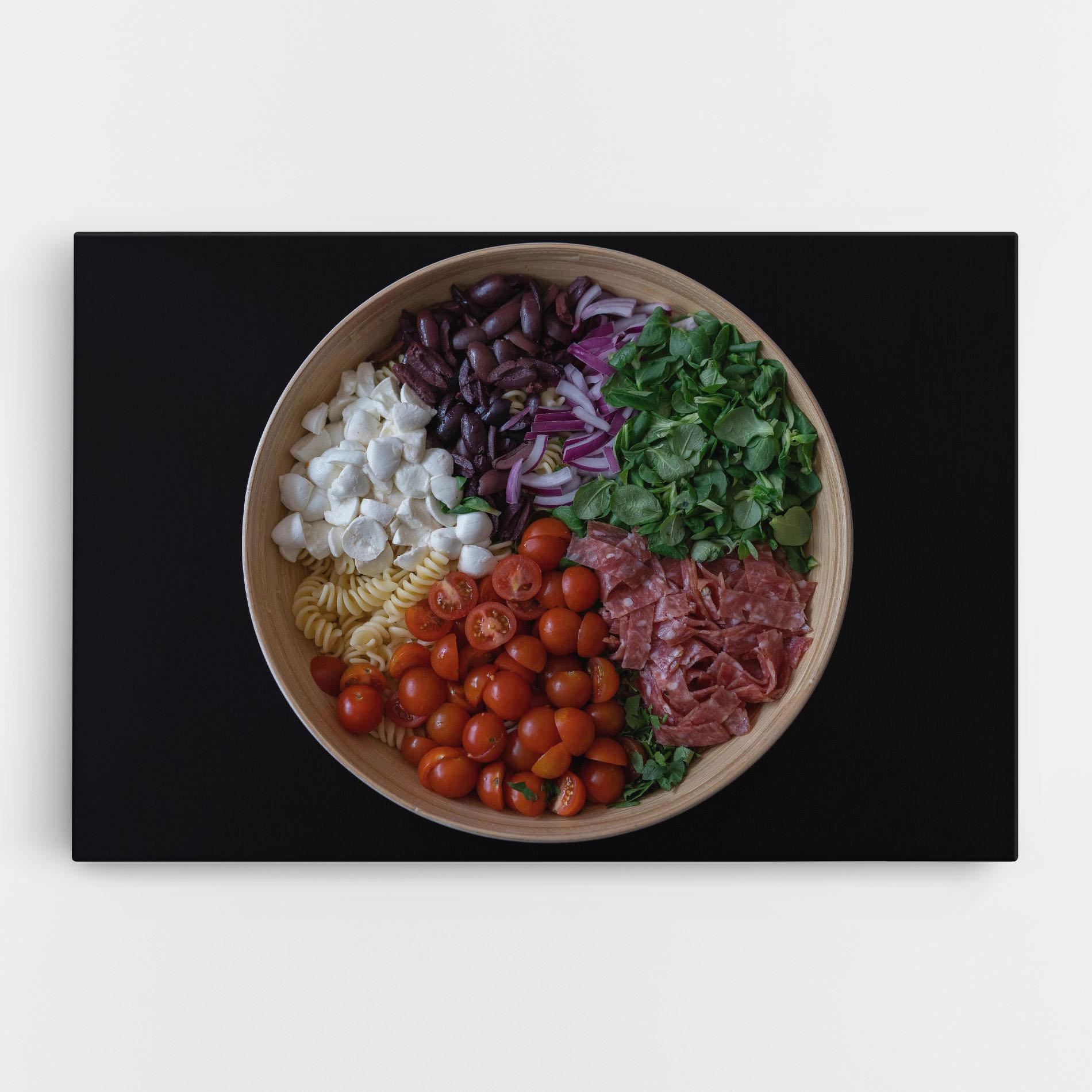 Leinwandbild Mozzarella Salad mockup 0