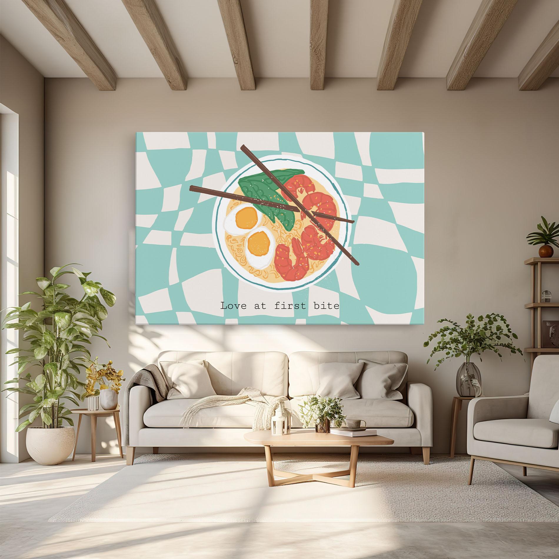 Leinwandbild Food Love mockup 6