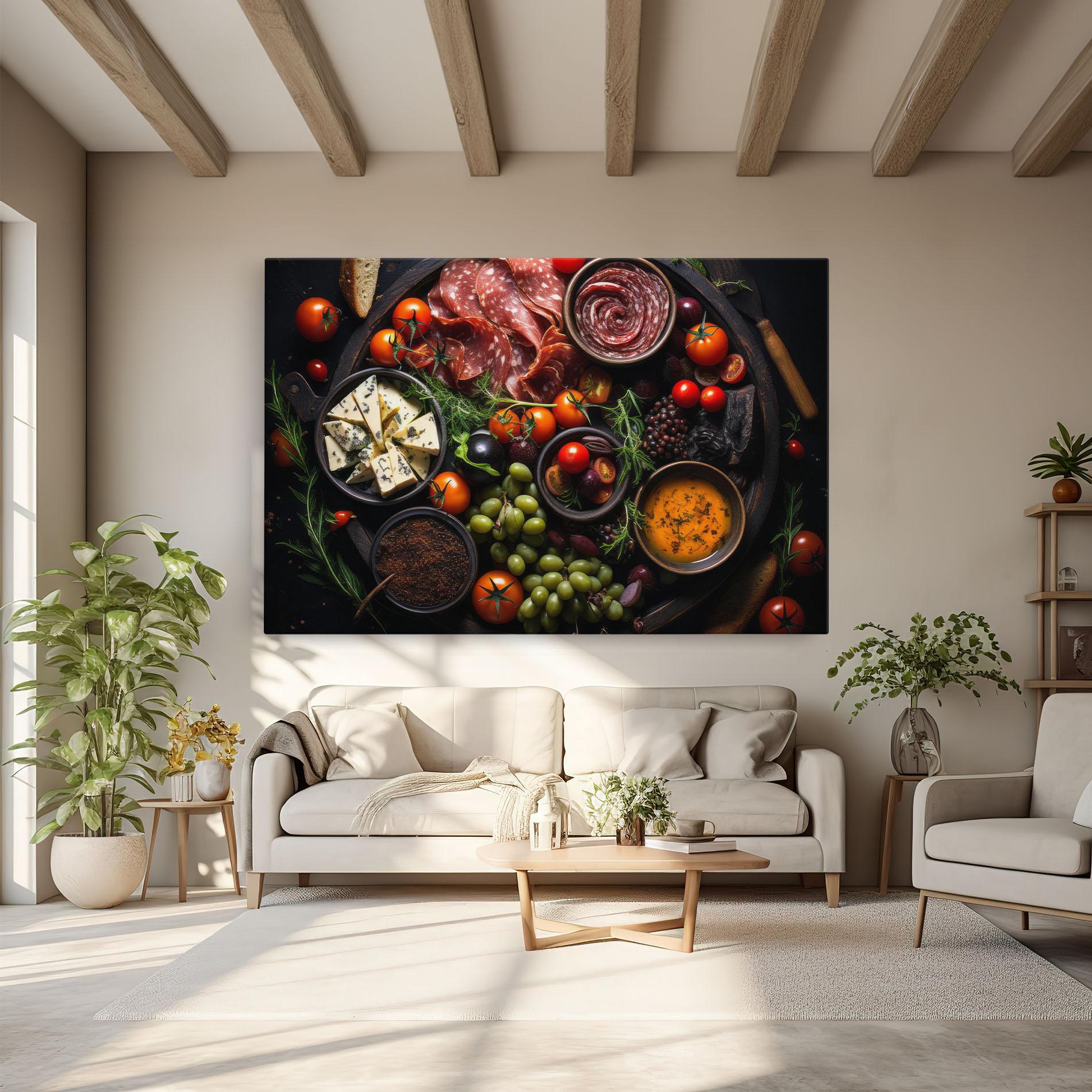 Leinwandbild Meats Assortment mockup 6