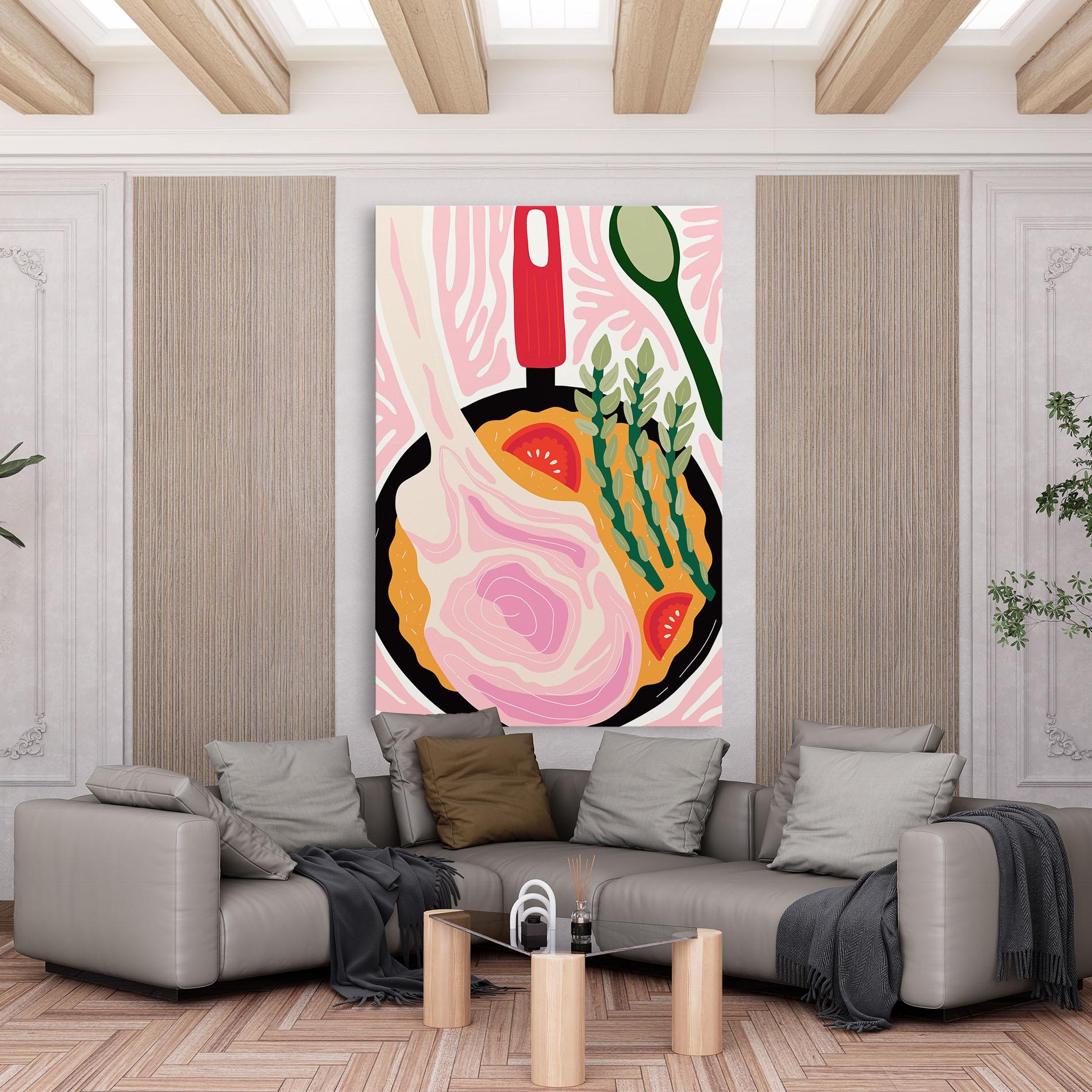 Leinwandbild Cooking mockup 6