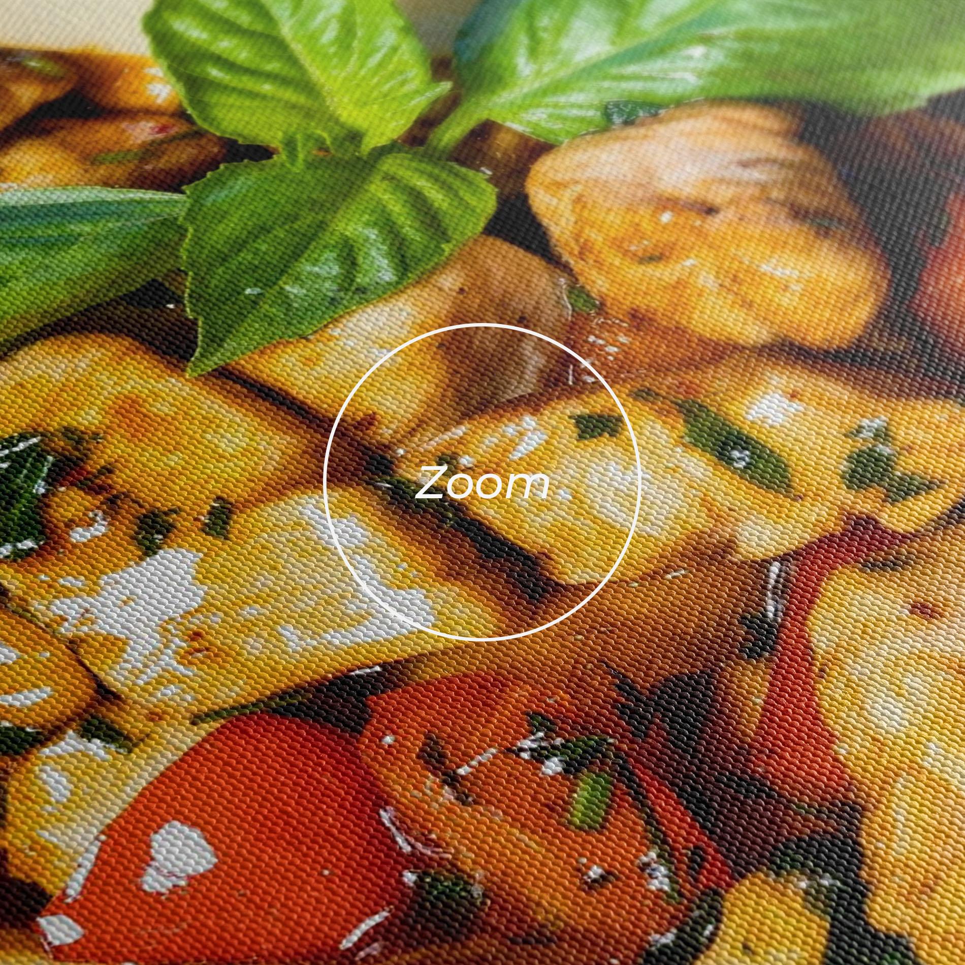 Leinwandbild Chicken Food mockup 3