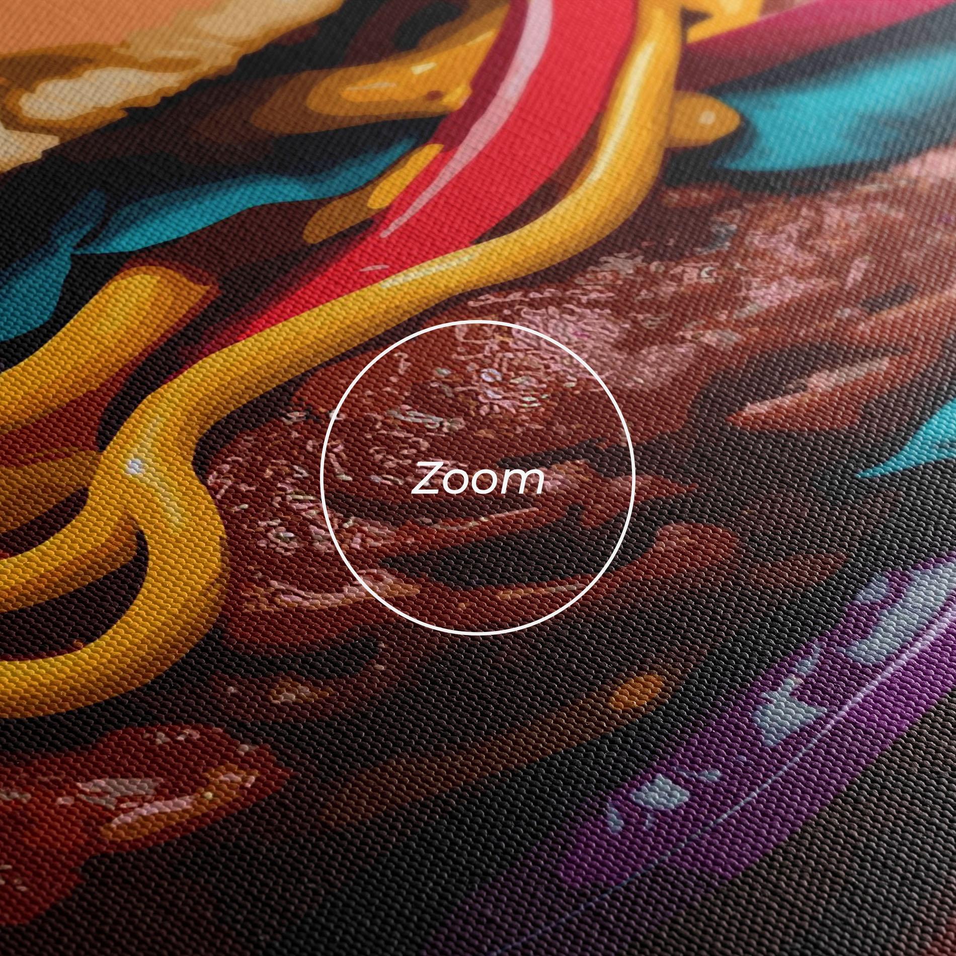 Leinwandbild Crazy Burger mockup 3