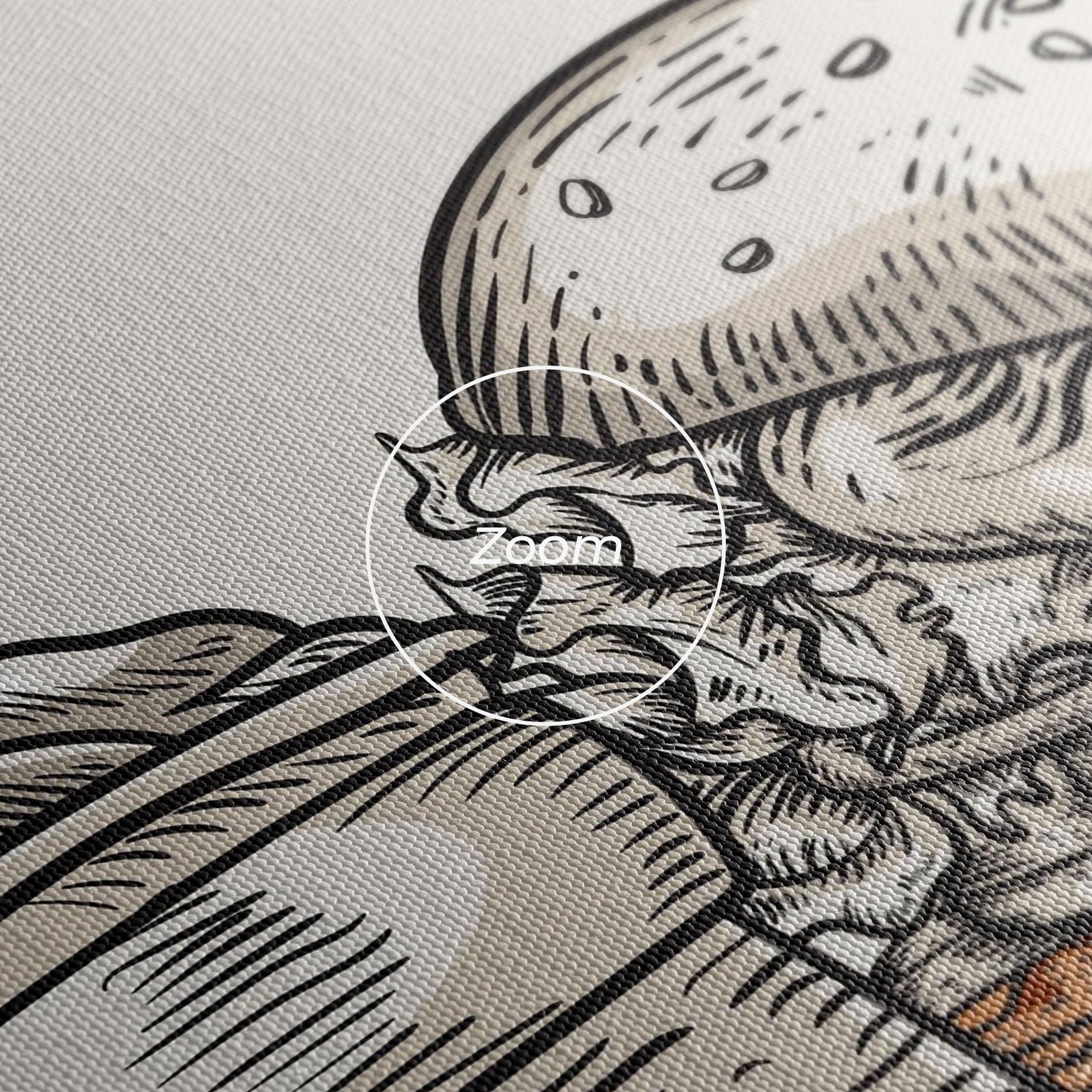 Leinwandbild Fast Food mockup 3