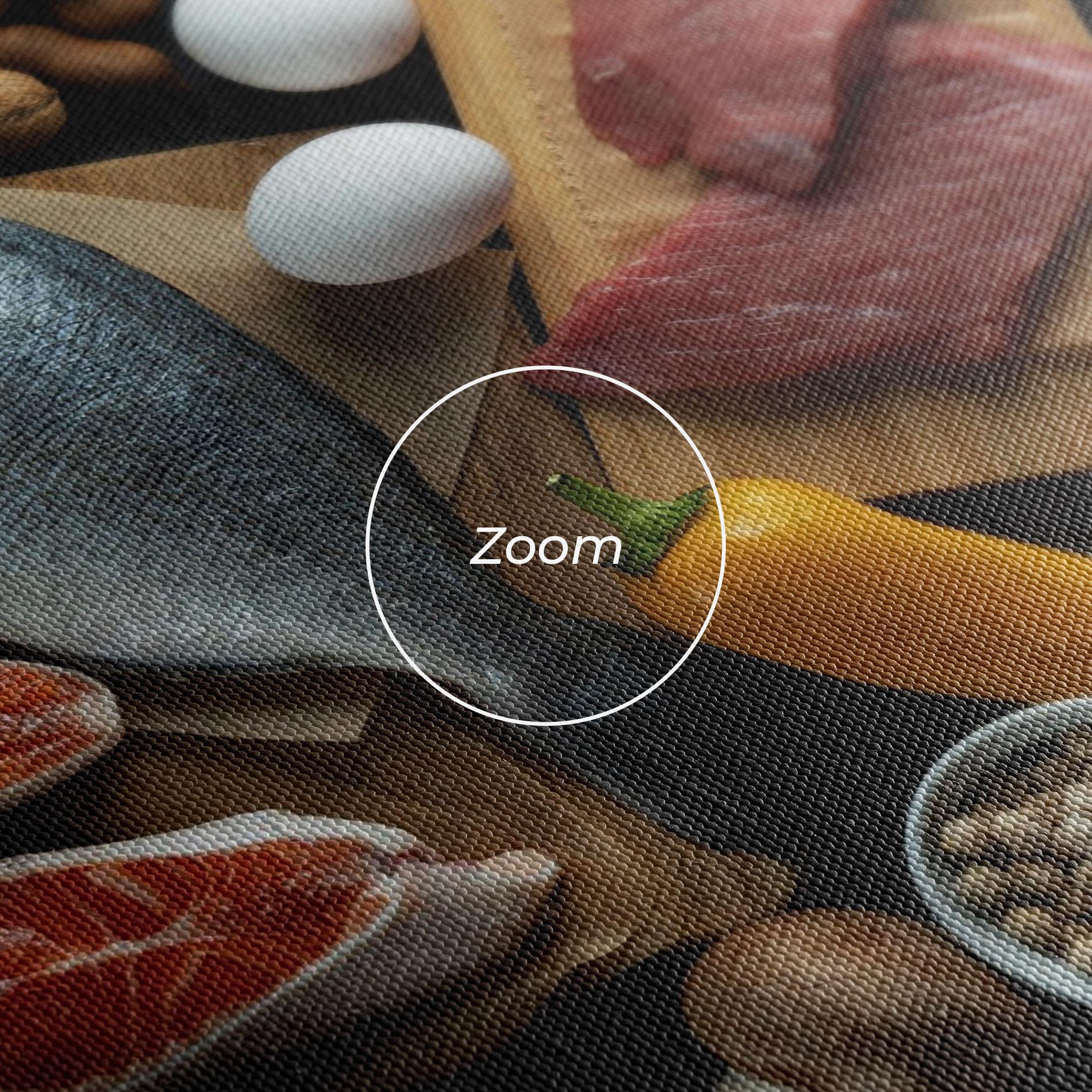 Leinwandbild Food Ingredients mockup 3