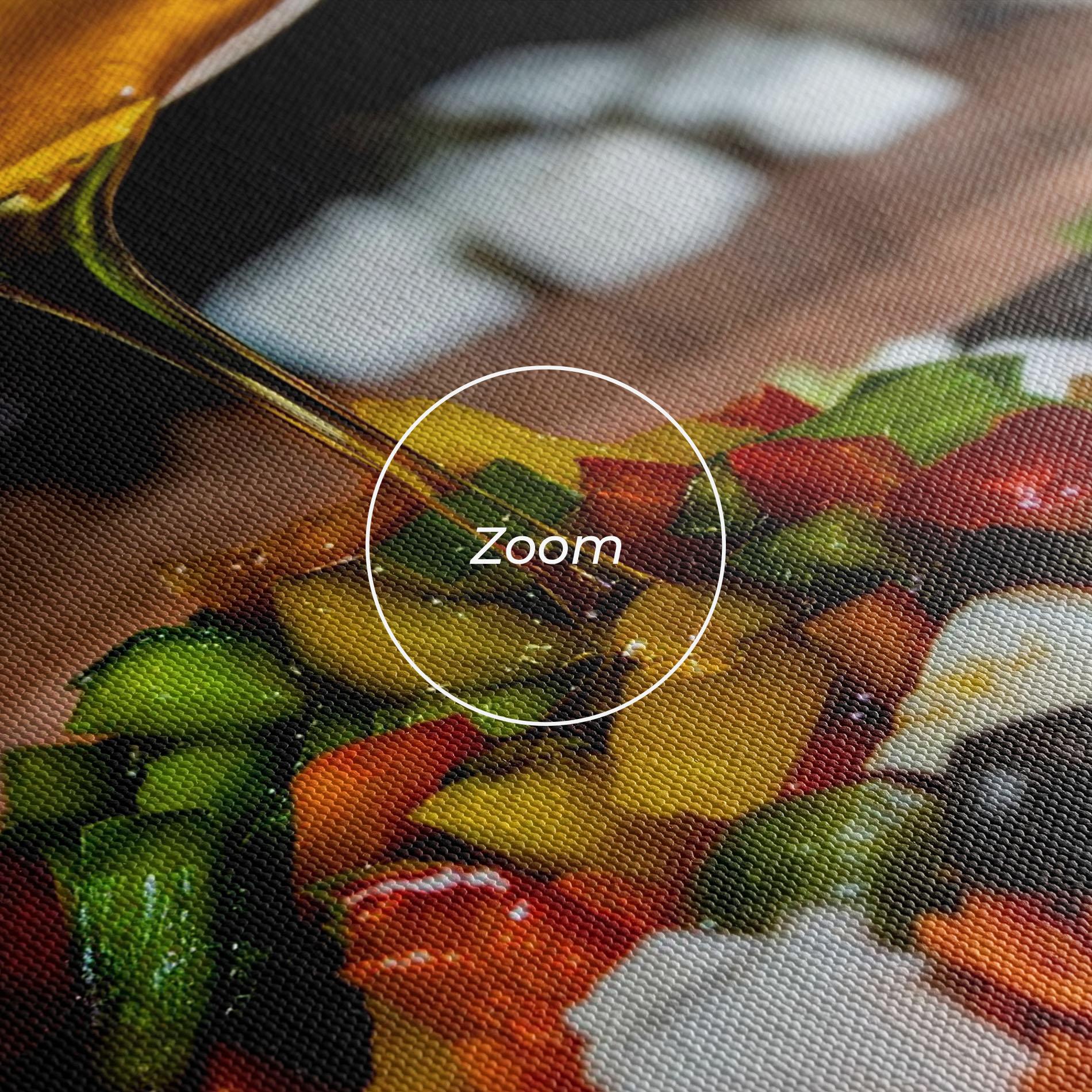 Leinwandbild Honey Over Food mockup 3