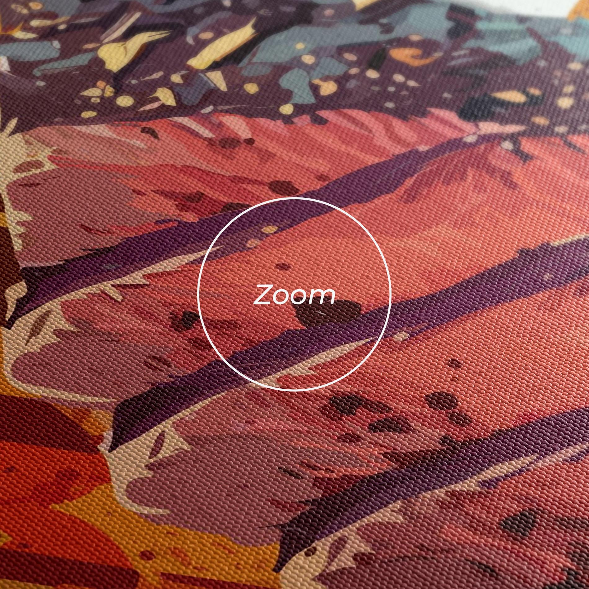 Leinwandbild Meat Floating mockup 3