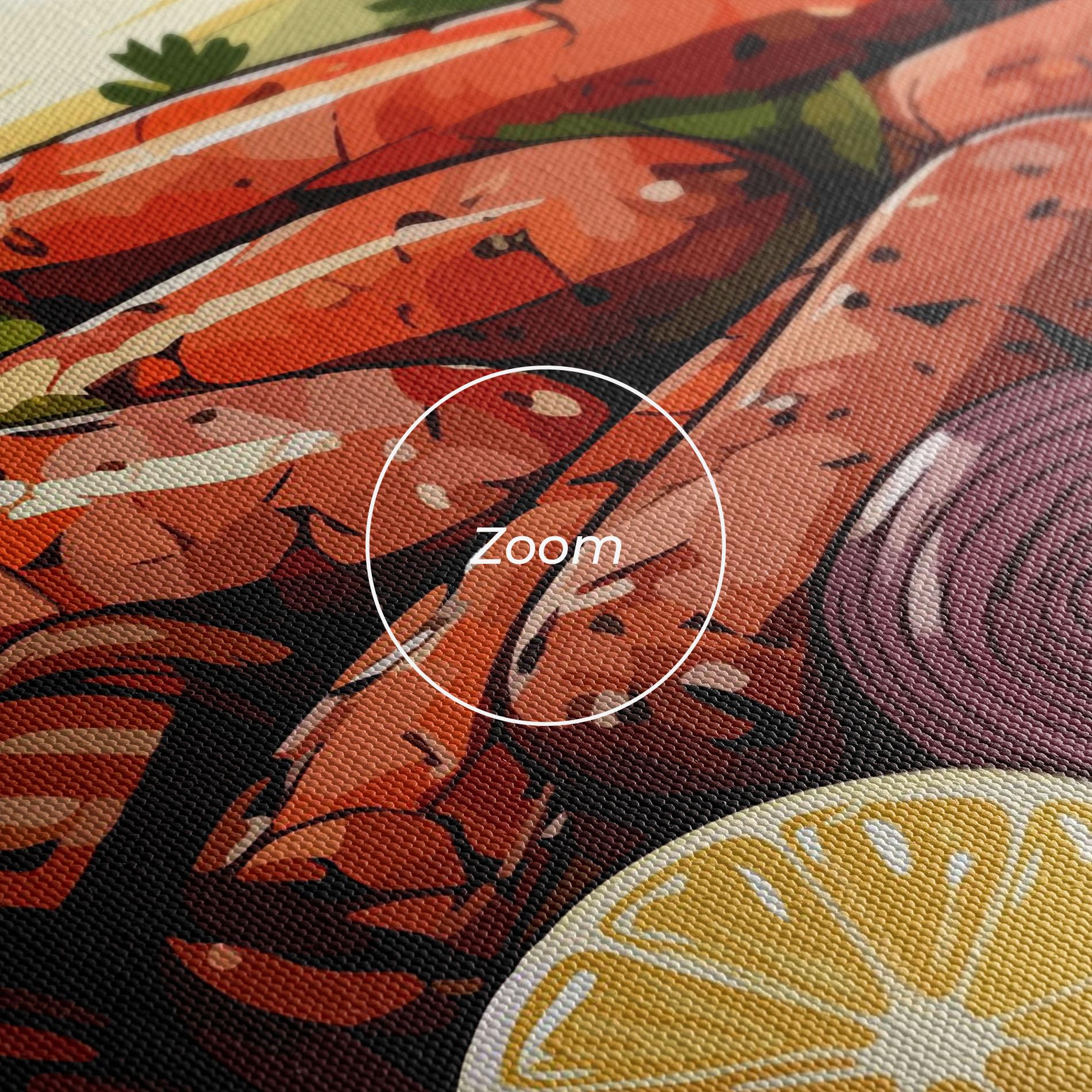 Leinwandbild Sunset Sousages mockup 3