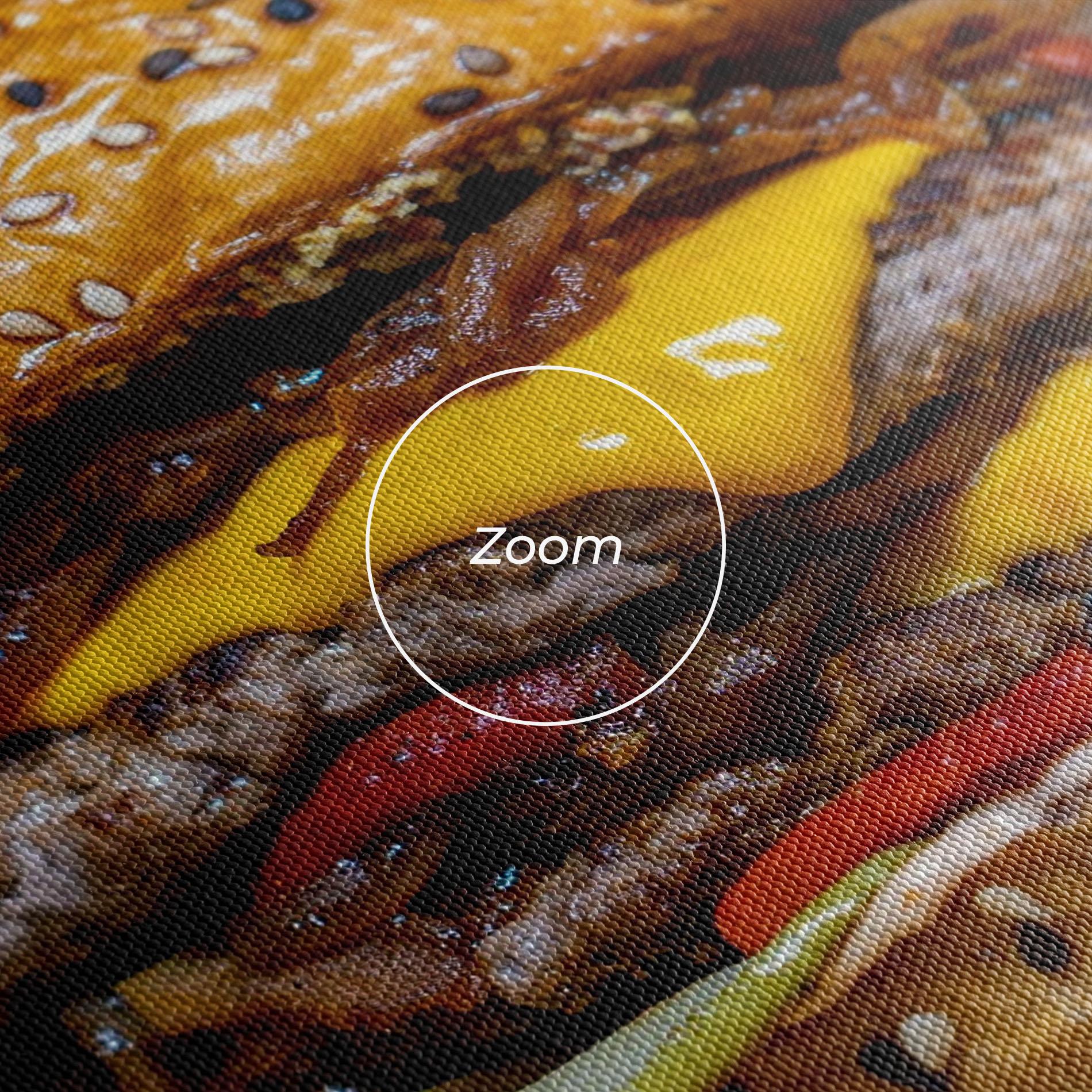 Leinwandbild Tasty Hamburger mockup 3