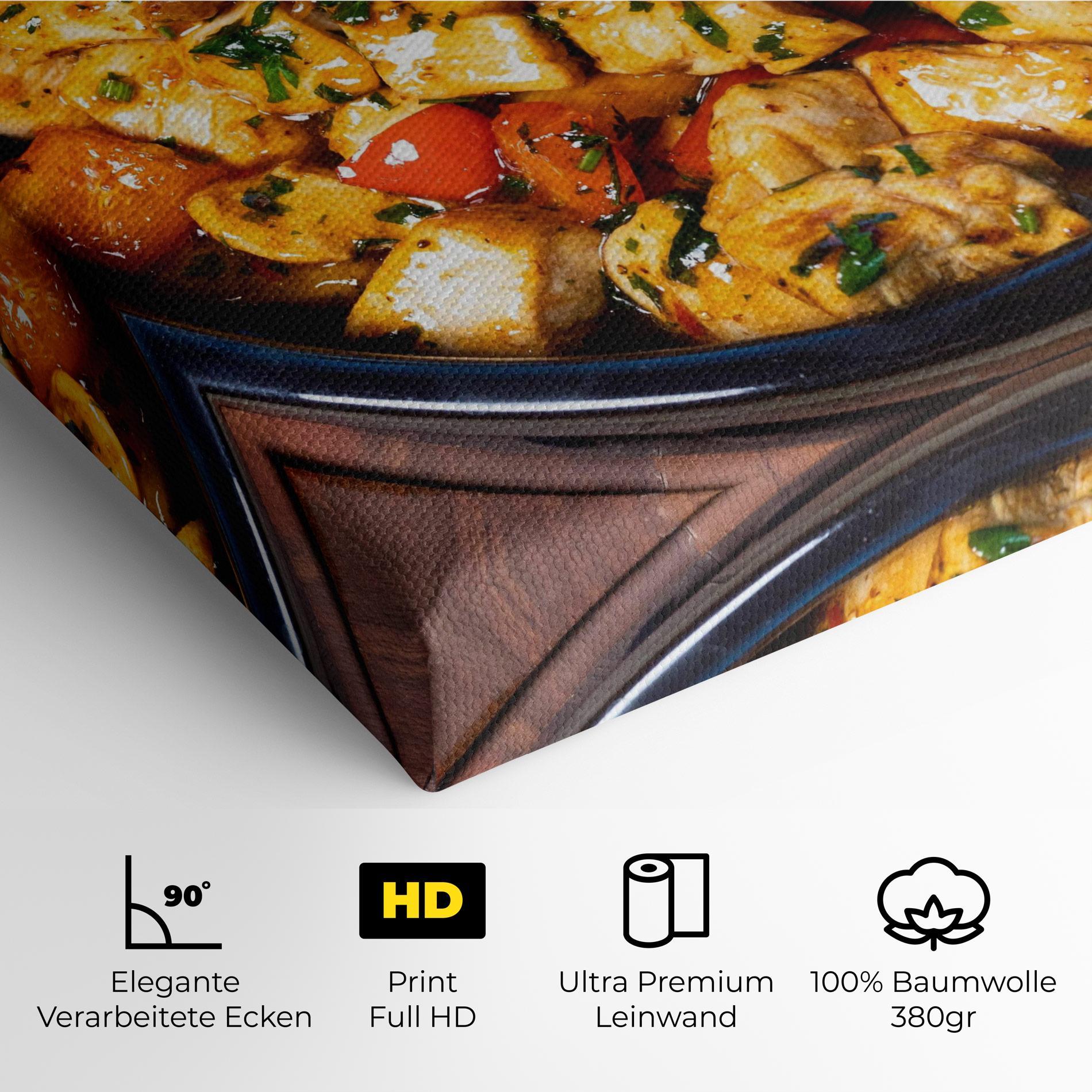 Leinwandbild Chicken Food mockup 4