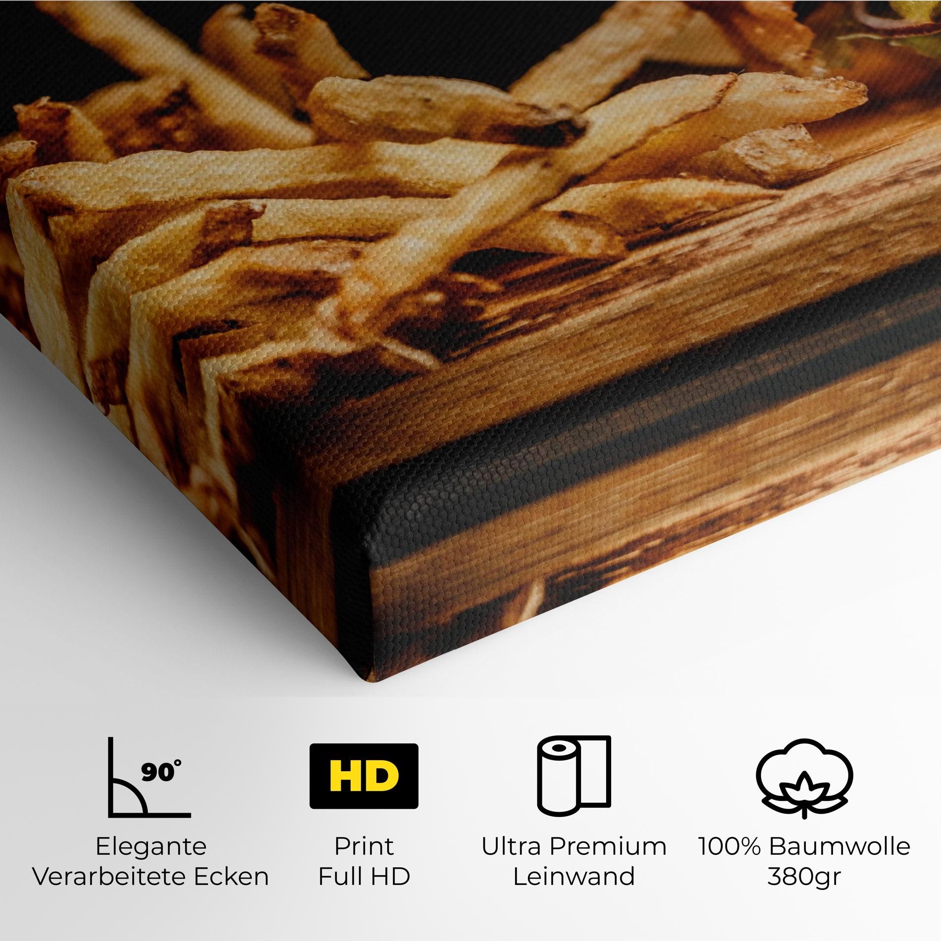 Hamburger With Fries mockup 4