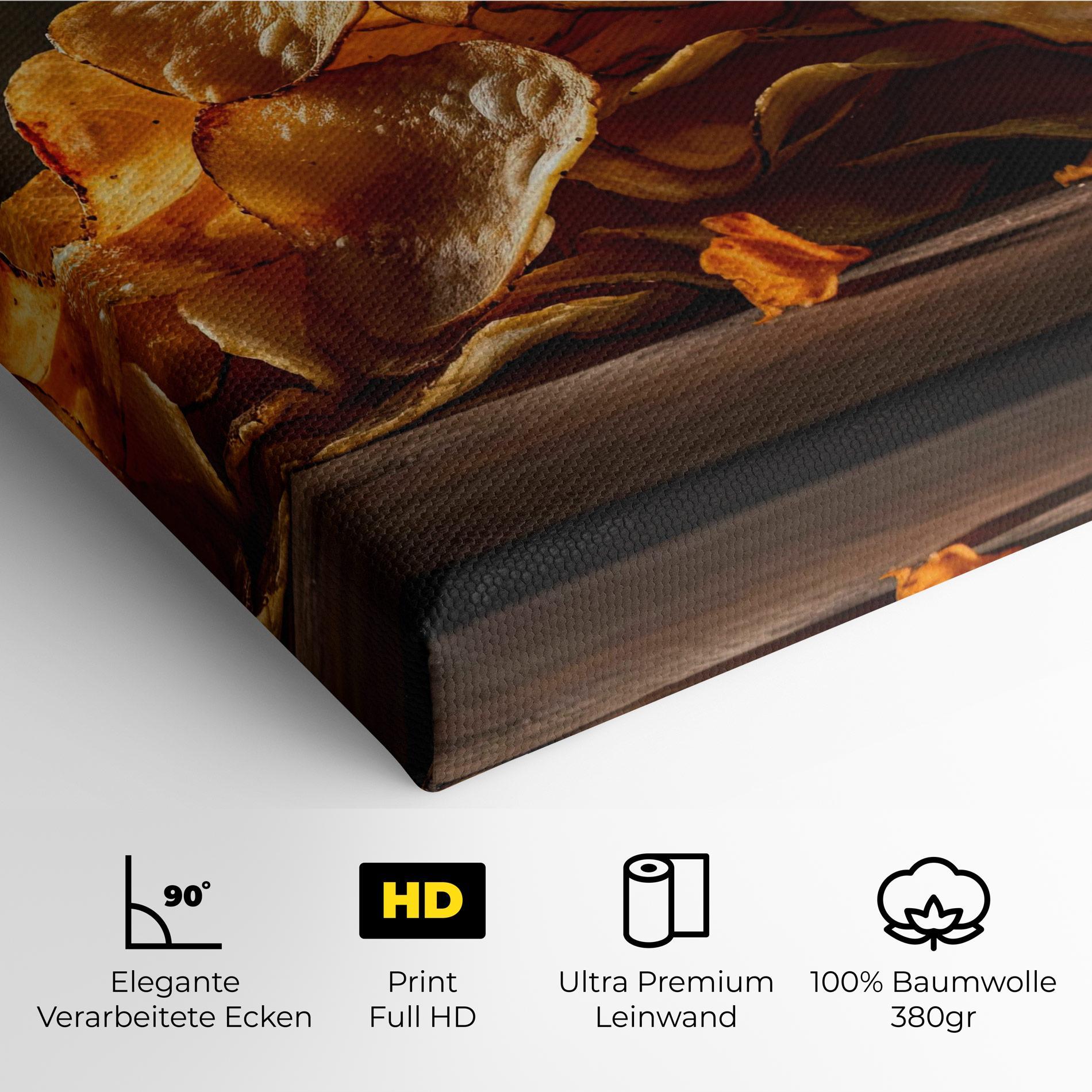 Leinwandbild Potato Chips mockup 4