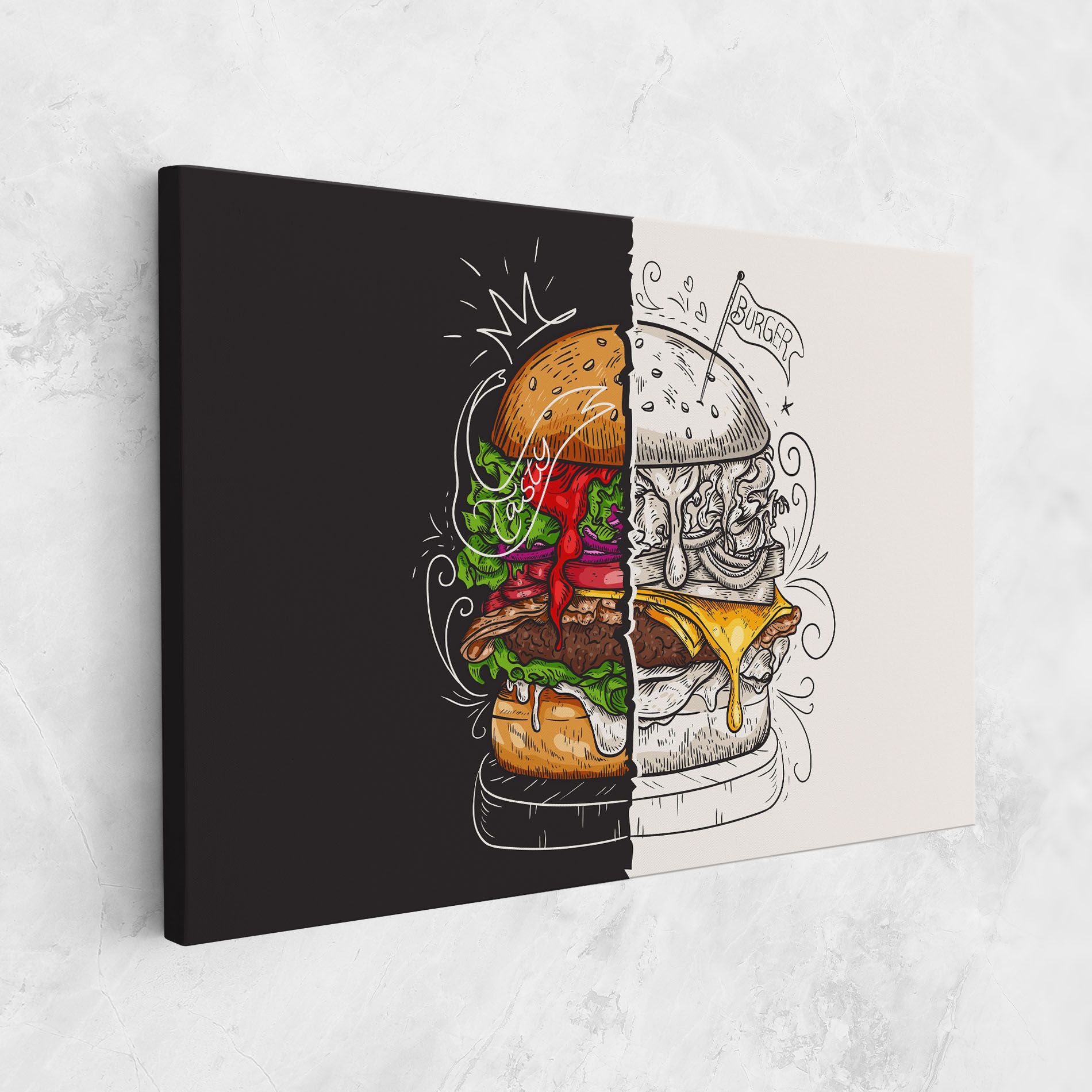 Burger Art mockup 1