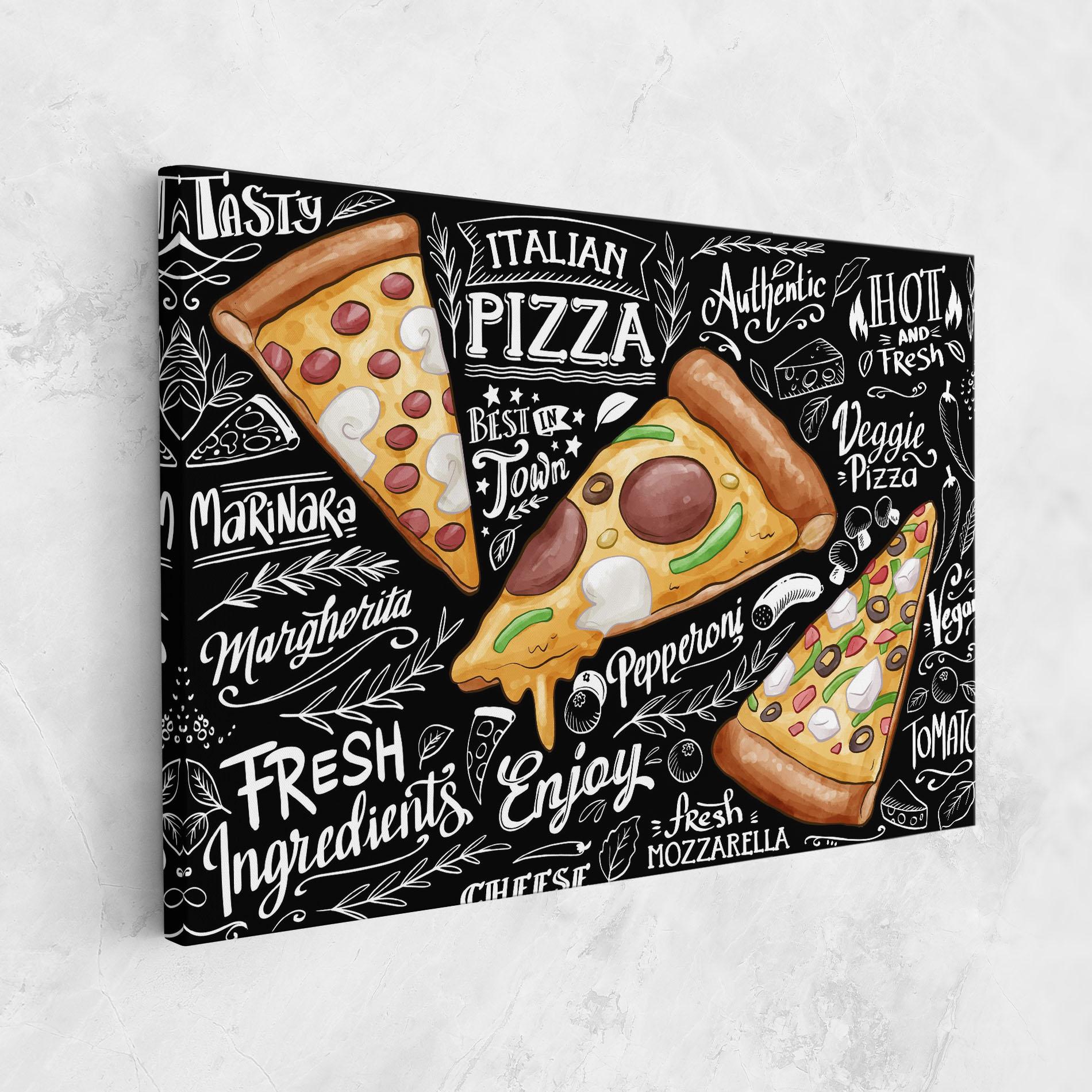 Leinwandbild Enjoy Pizza mockup 1