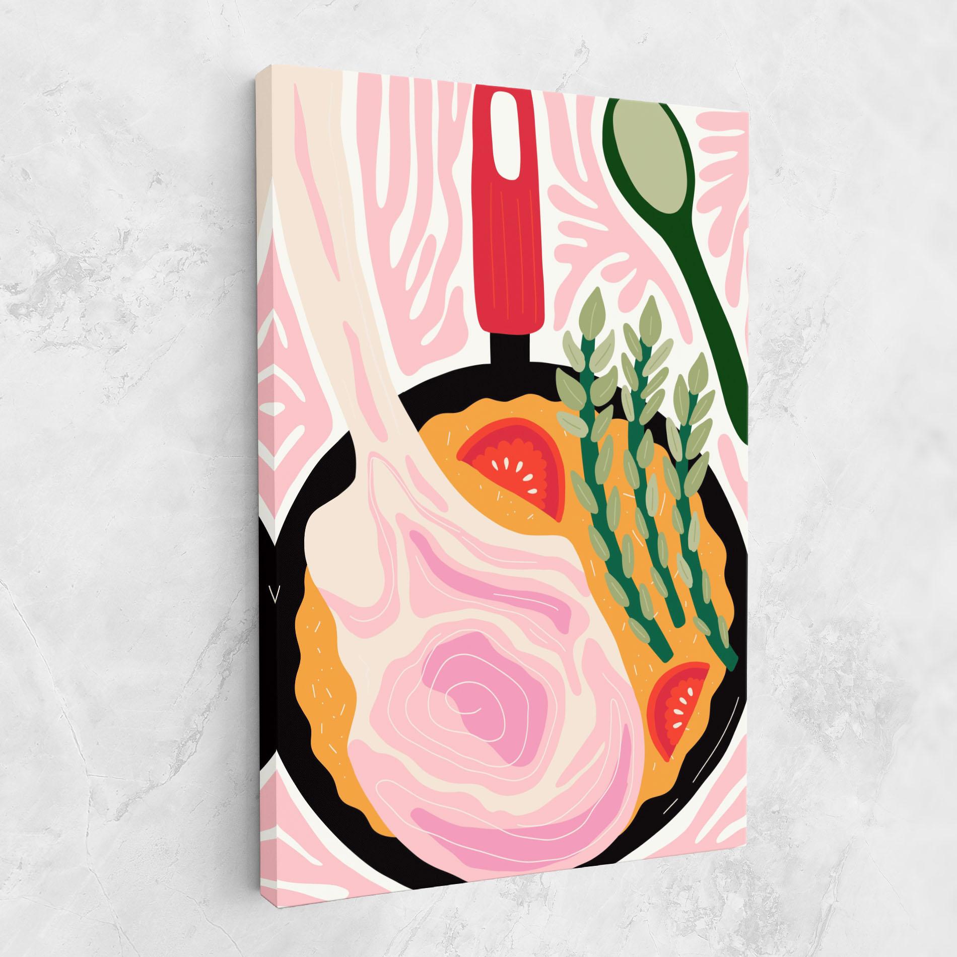 Leinwandbild Cooking mockup 1