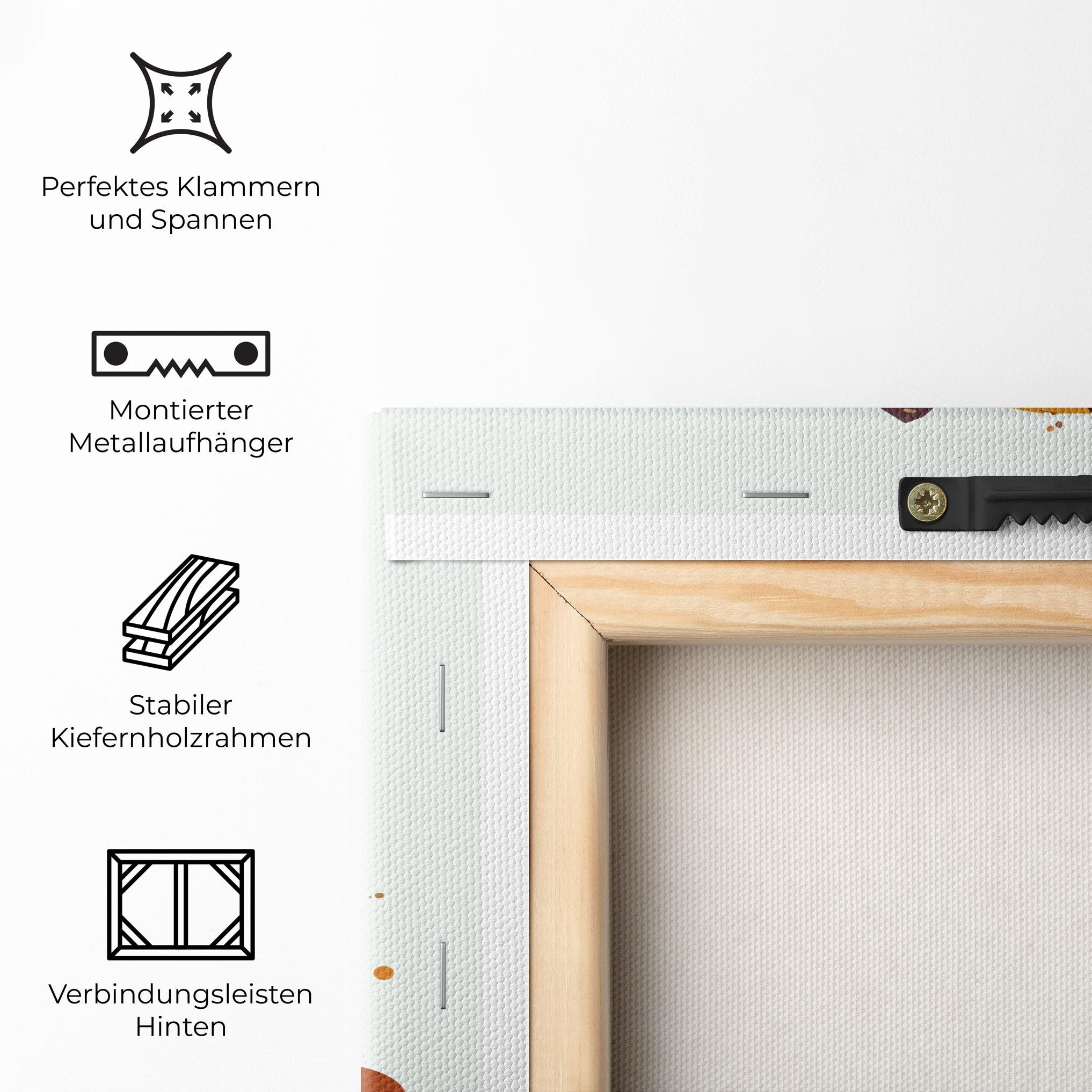 Leinwandbild Meat Floating mockup 5