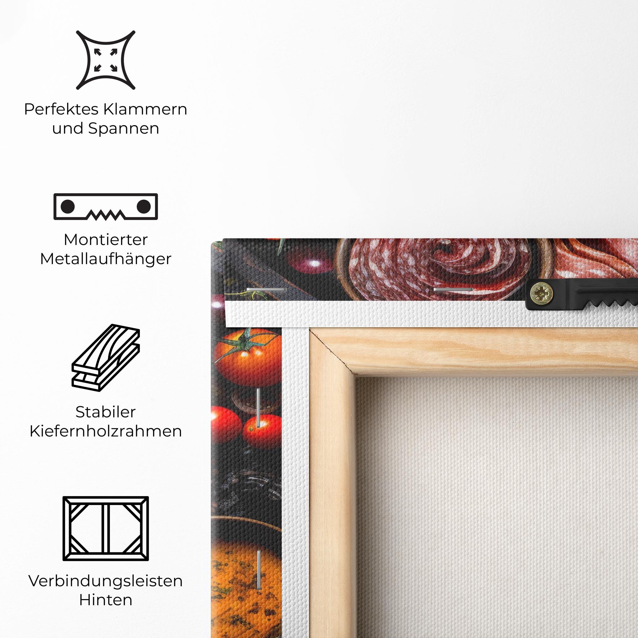 Leinwandbild Meats Assortment mockup 5