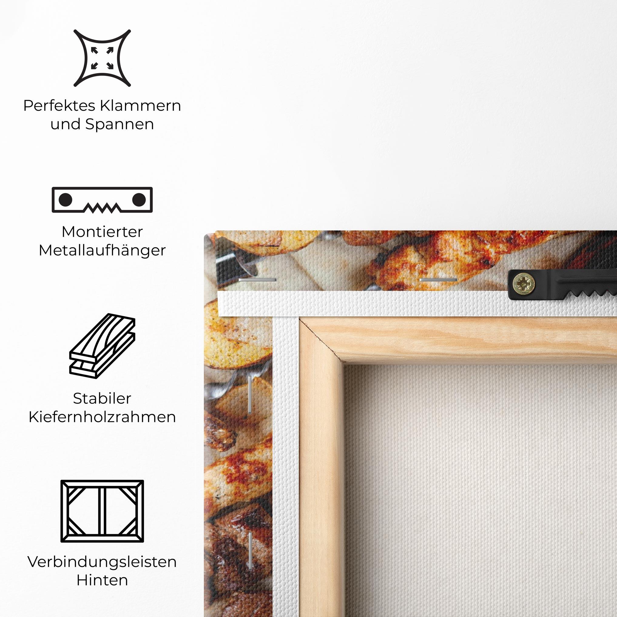 Leinwandbild Skewers mockup 5