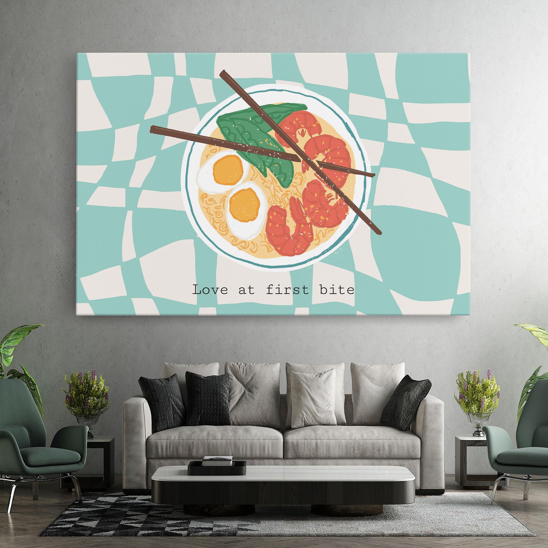 Leinwandbild Food Love mockup 7