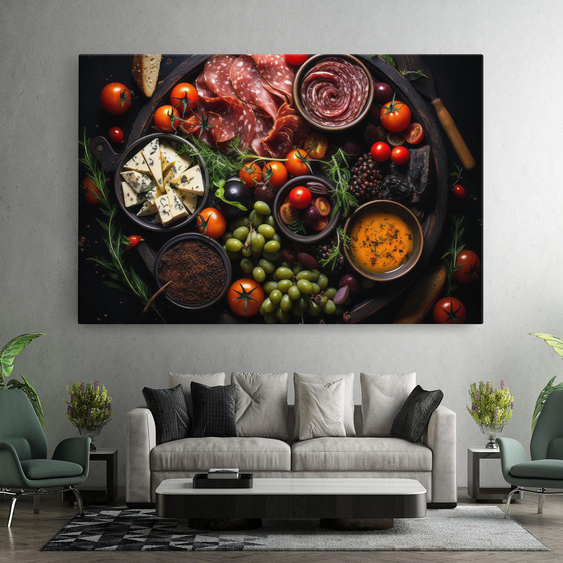 Leinwandbild Meats Assortment mockup 7