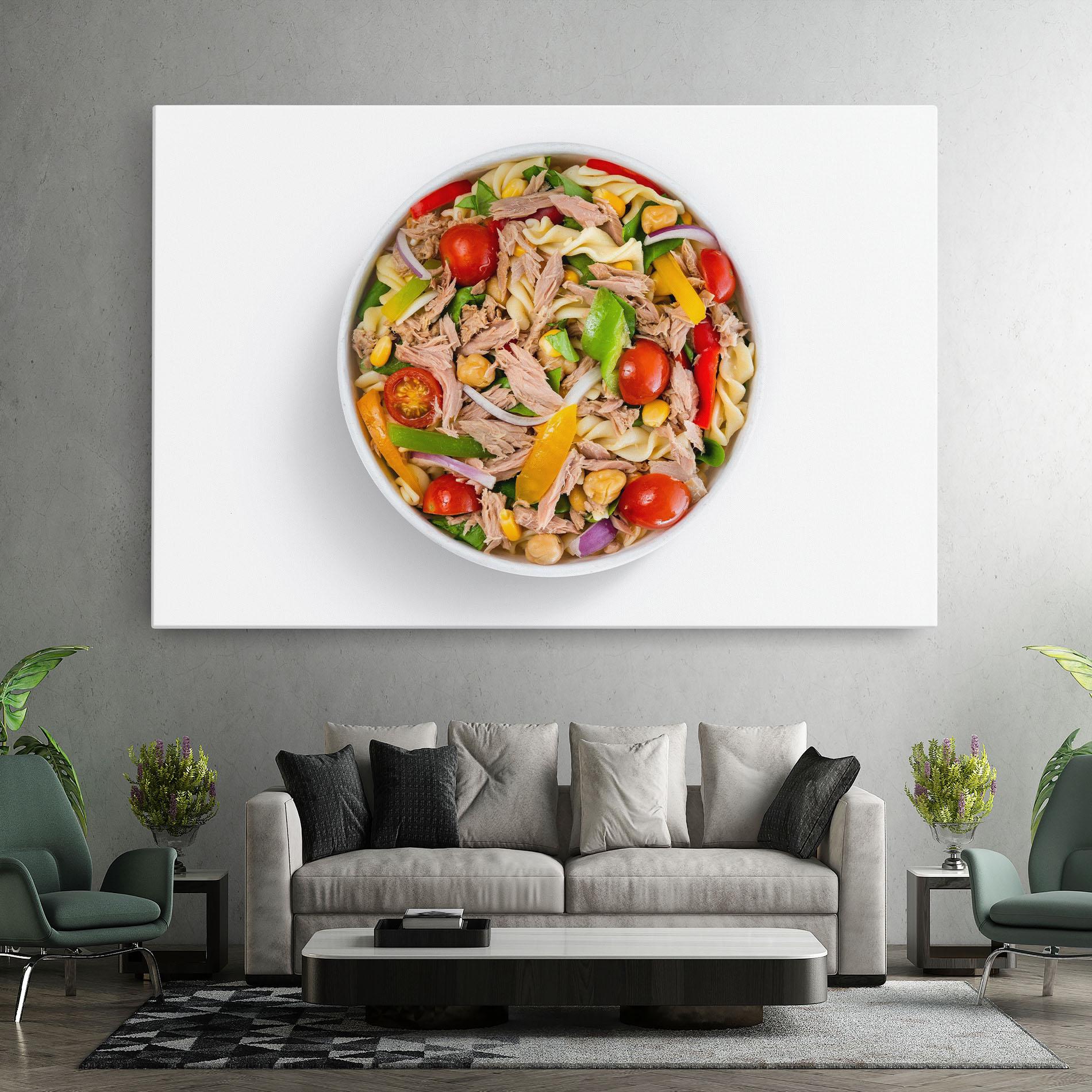 Leinwandbild Tuna Salad mockup 7