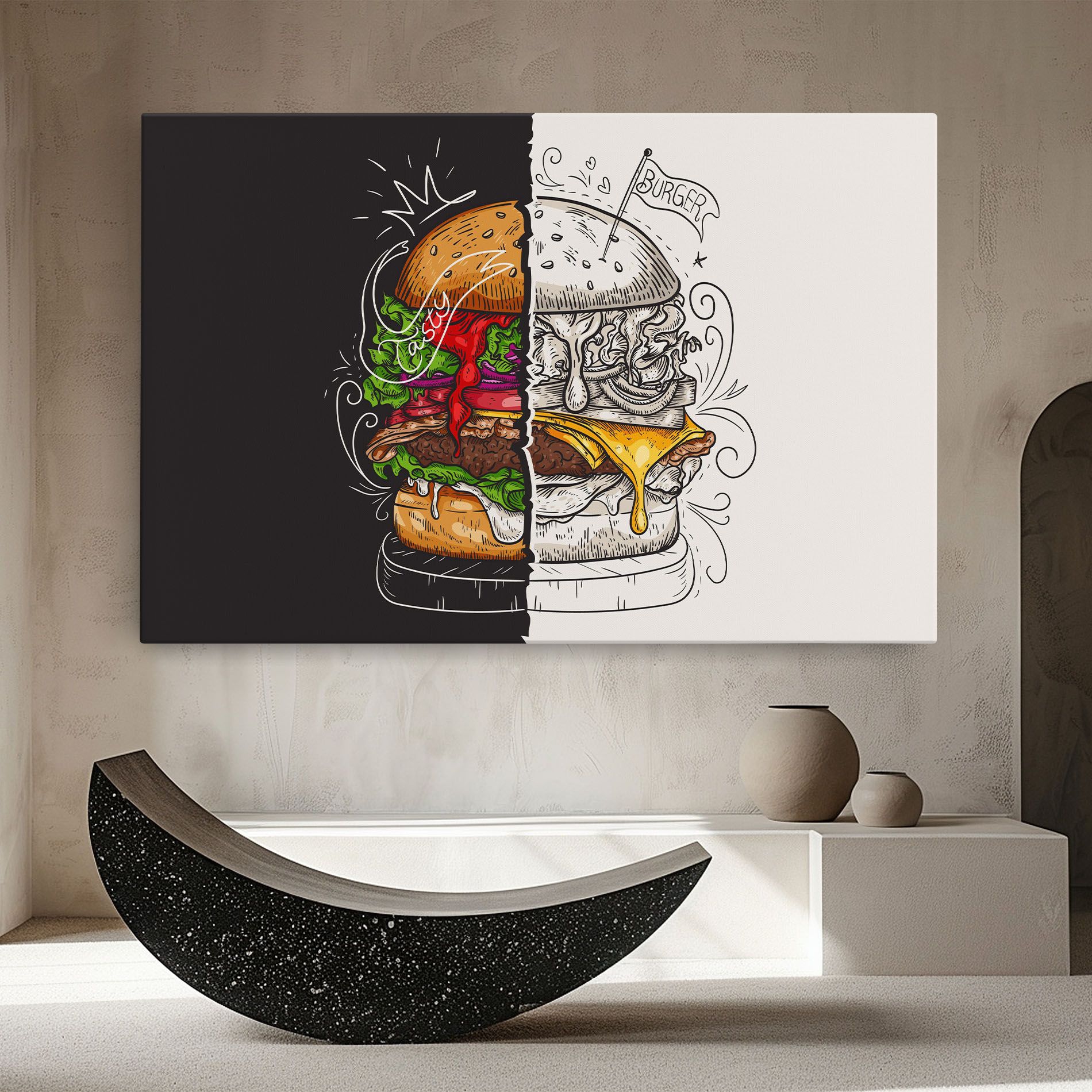 Burger Art mockup 8
