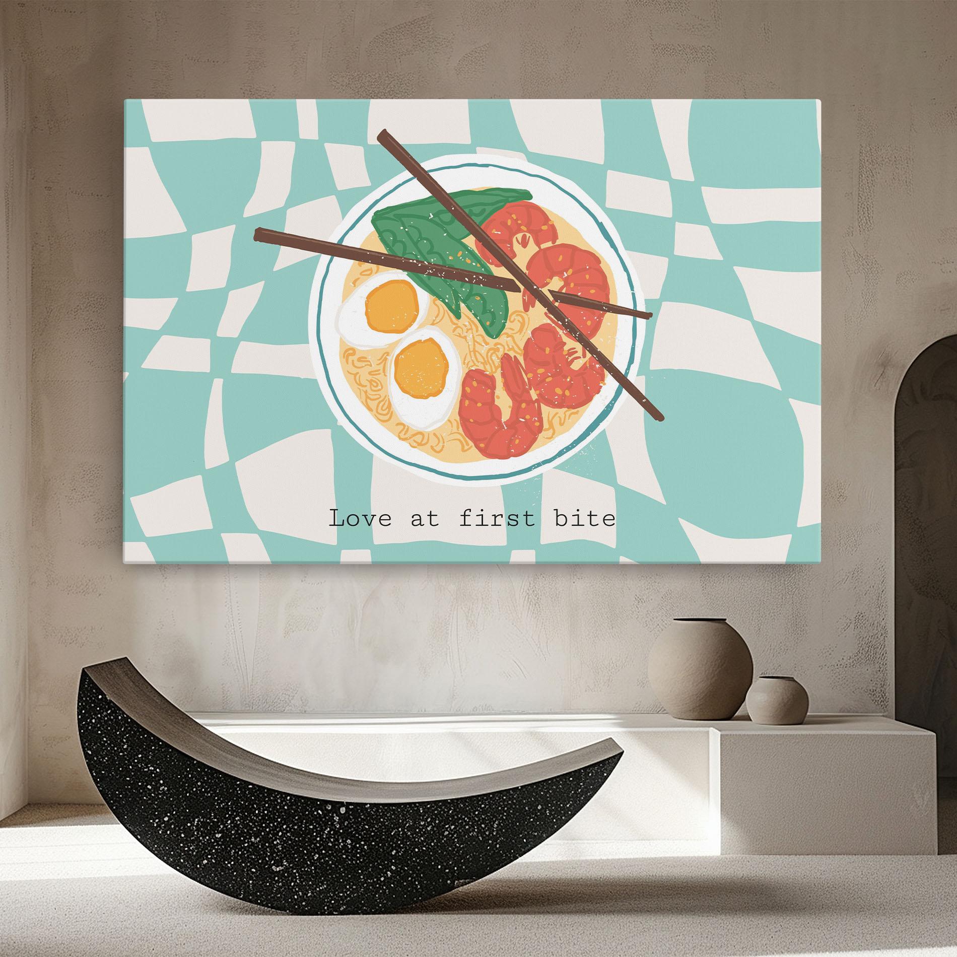 Leinwandbild Food Love mockup 8