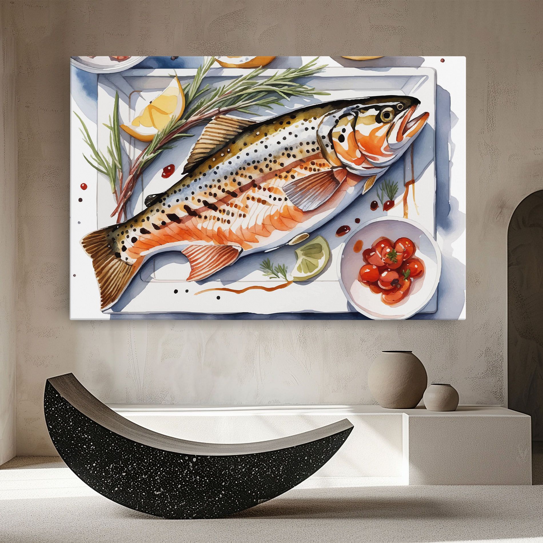 Grilled Trout mockup 8
